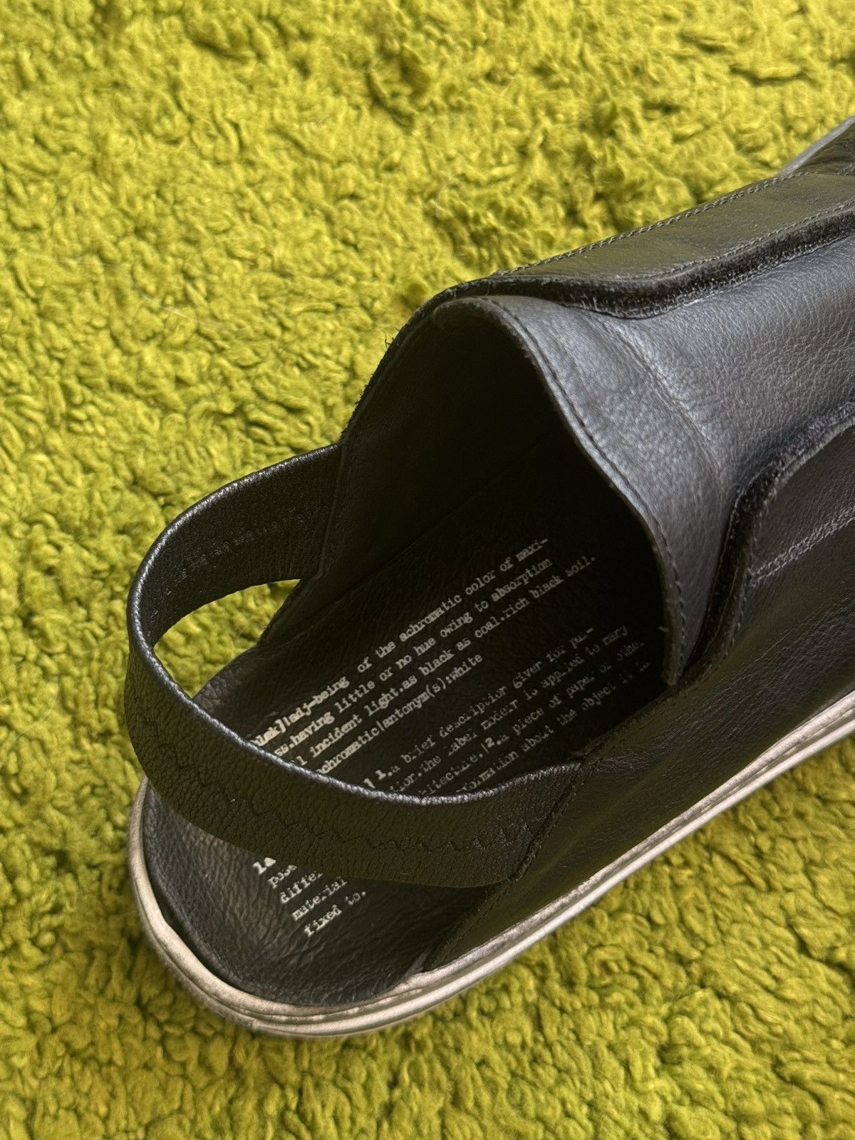 Rundholz Rundholz black label avant garde real leather slipon sandals Size US 8 / IT 38 - 5 Thumbnail