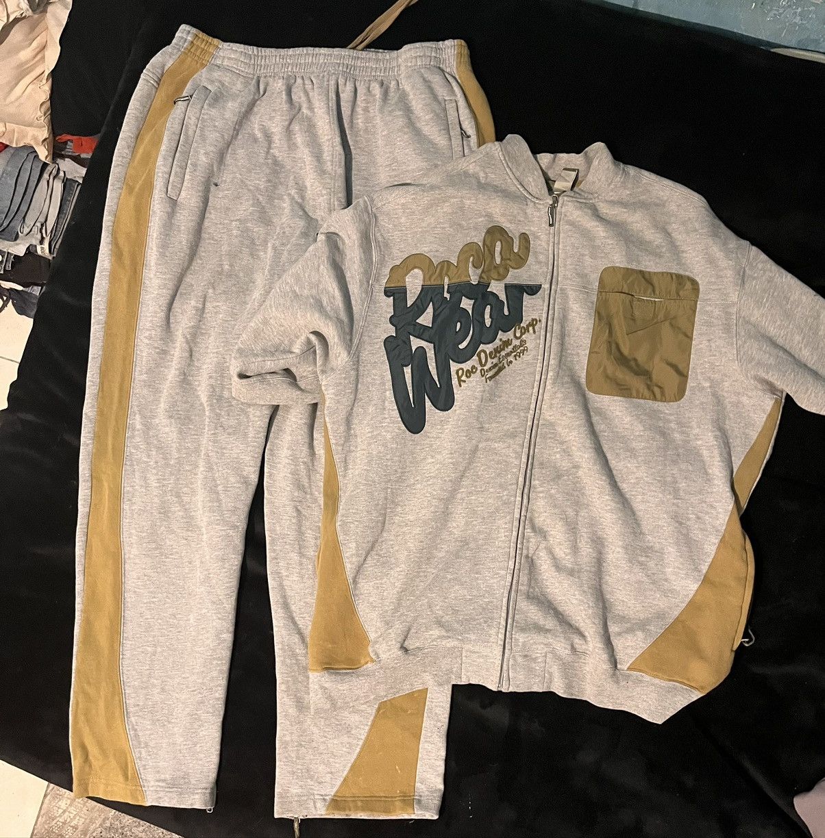 image of Fubu x Jnco "rocawear Set Size 2Xl in Grey, Men's