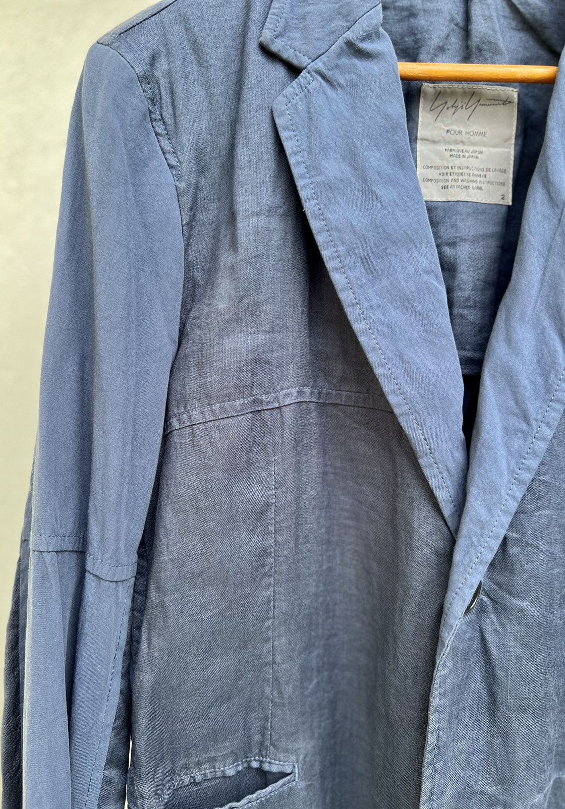 Yohji Yamamoto LIMITED EDITION Ramie blend light blazer by YOHJI YAMAMOTO Size US S / EU 44-46 / 1 - 5 Thumbnail