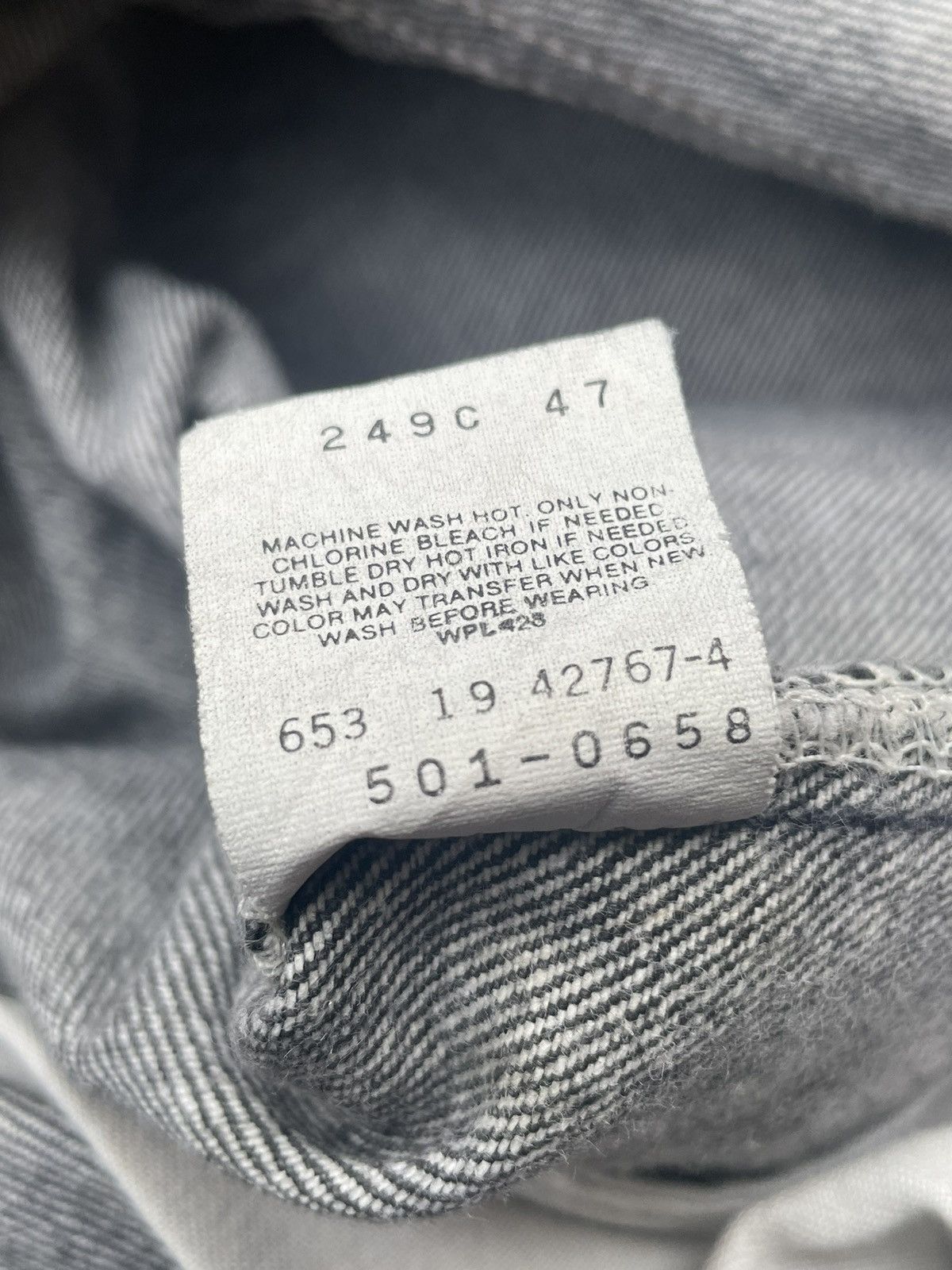 Levi's Vintage 1989 Levis 501 e Size US 35 - 12 Thumbnail