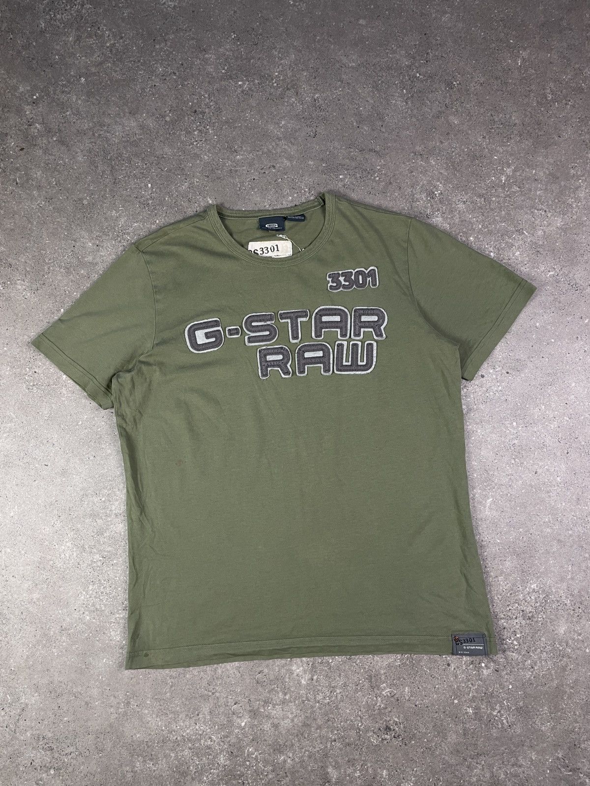 G-Star Vintage Y2K G Star Raw Military Embroidered T Shirt Size US XL / EU 56 / 4 - 1 Thumbnail