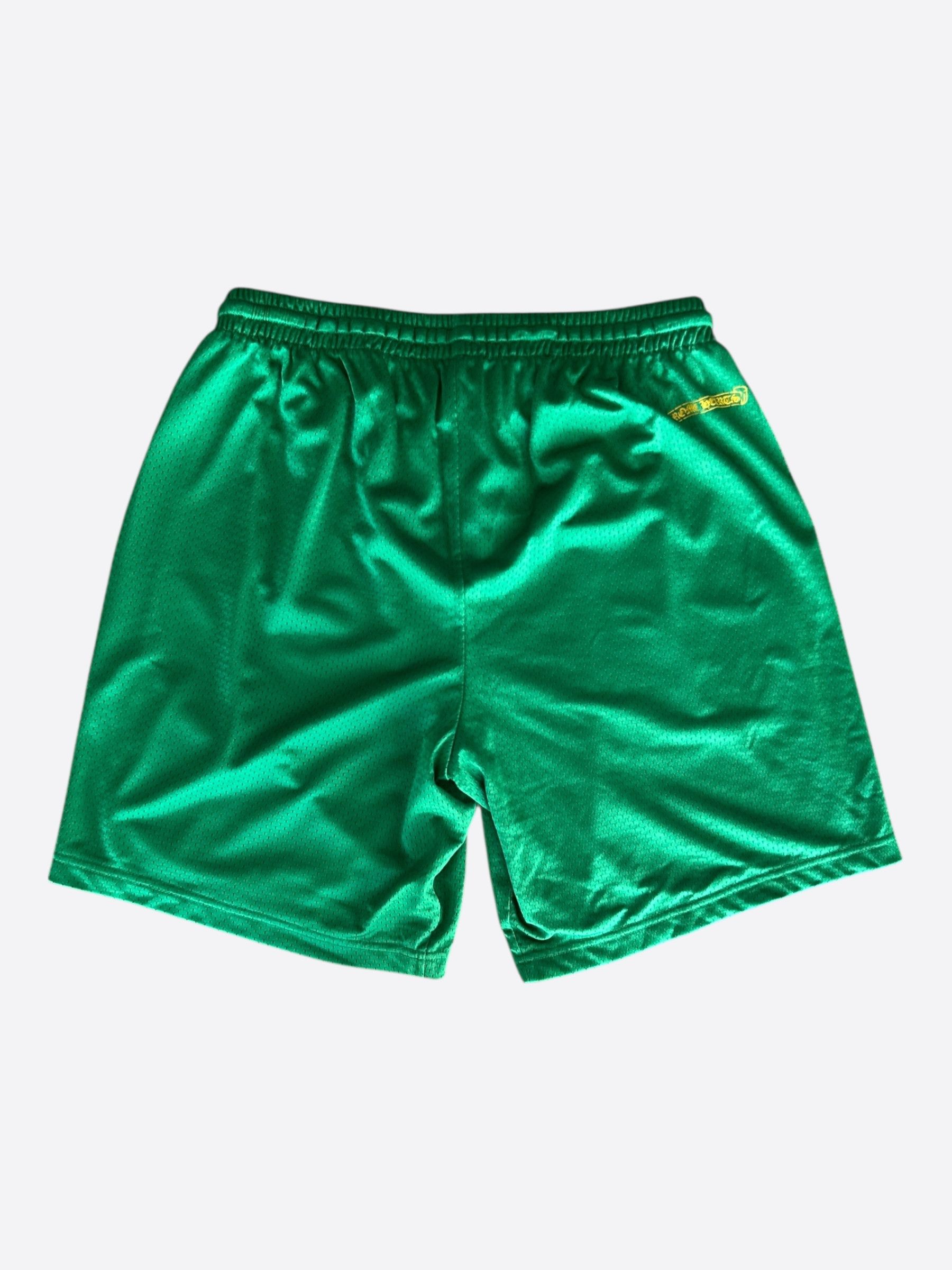 Chrome Hearts Chrome Hearts Green & Yellow Logo Mesh Shorts Size US 38 / EU 54 - 2 Thumbnail
