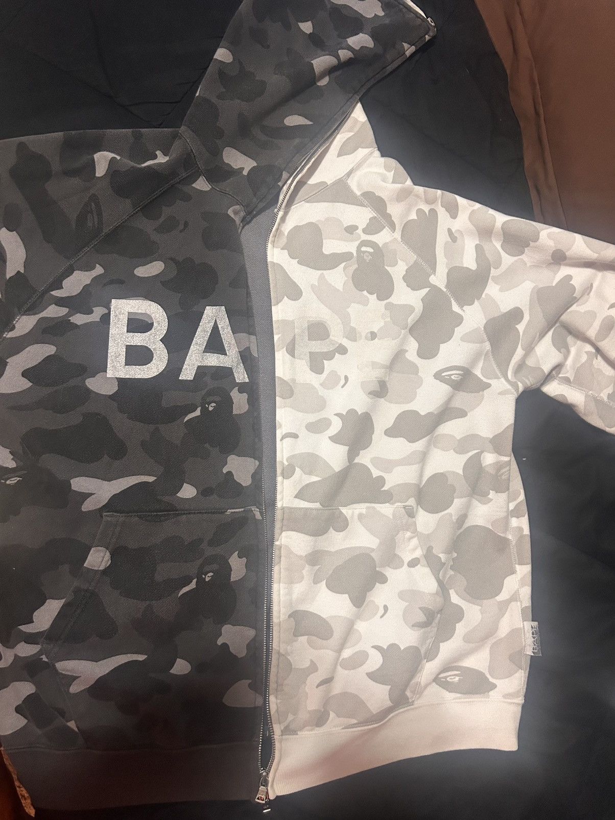 Bape Bape Half Zip Hoodie Size US L / EU 52-54 / 3 - 3 Thumbnail