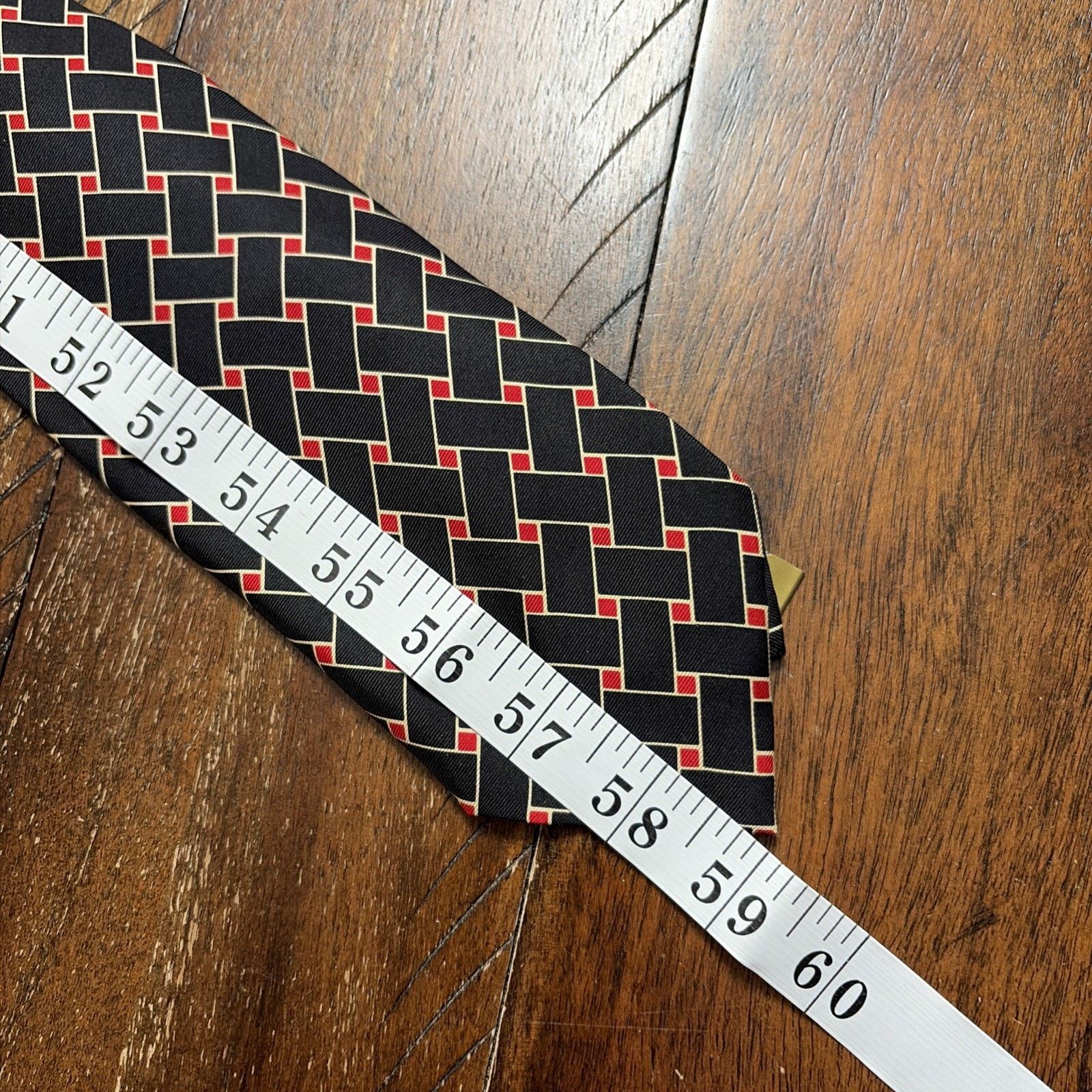 Polo Ralph Lauren Vtg Polo Ralph Lauren Abstract 100% Silk Tie Made By Hand Size ONE SIZE - 8 Thumbnail