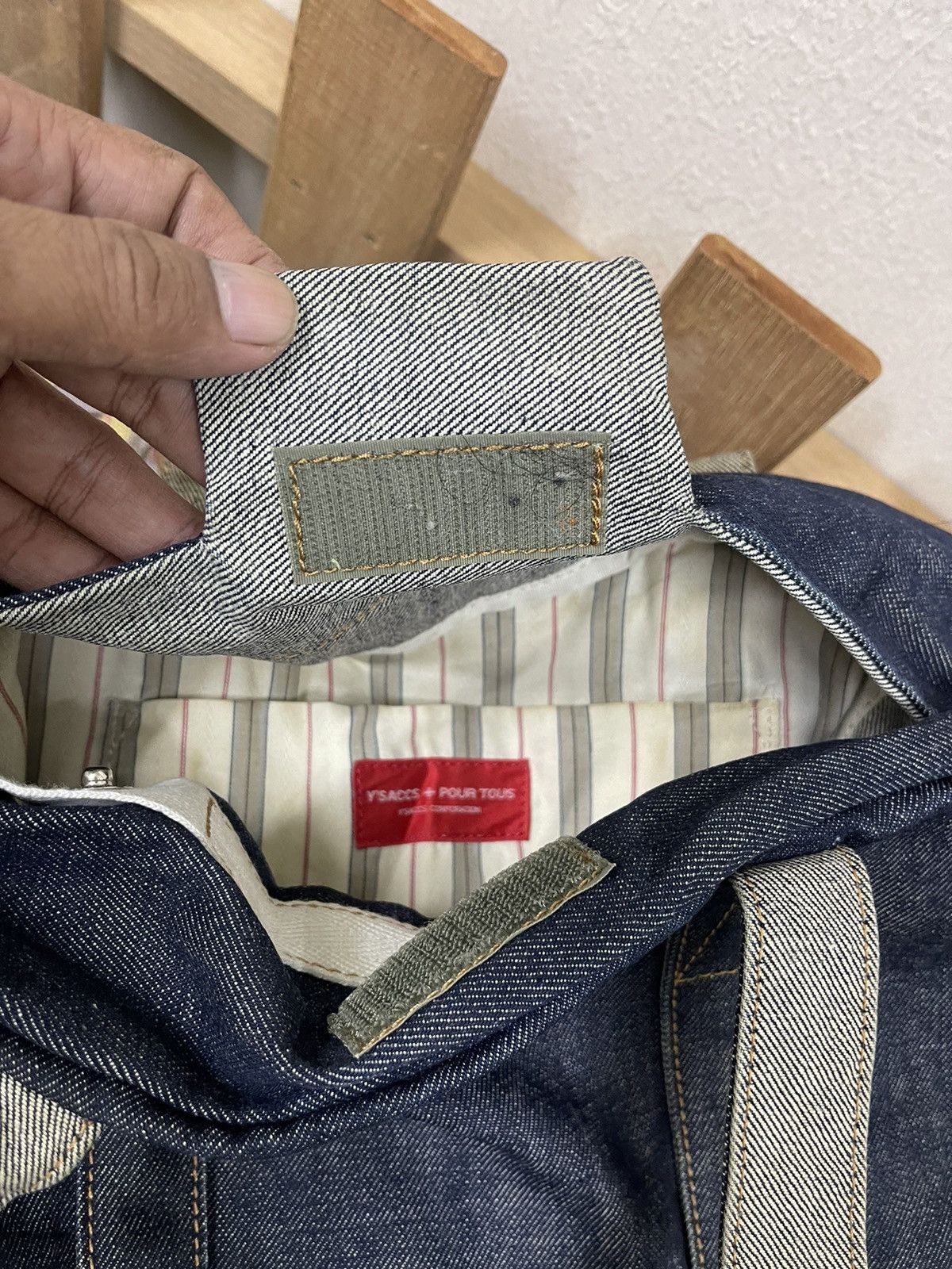 Yohji Yamamoto Yohji Ysaccs x Pour Tous denim bag Size ONE SIZE - 5 Thumbnail