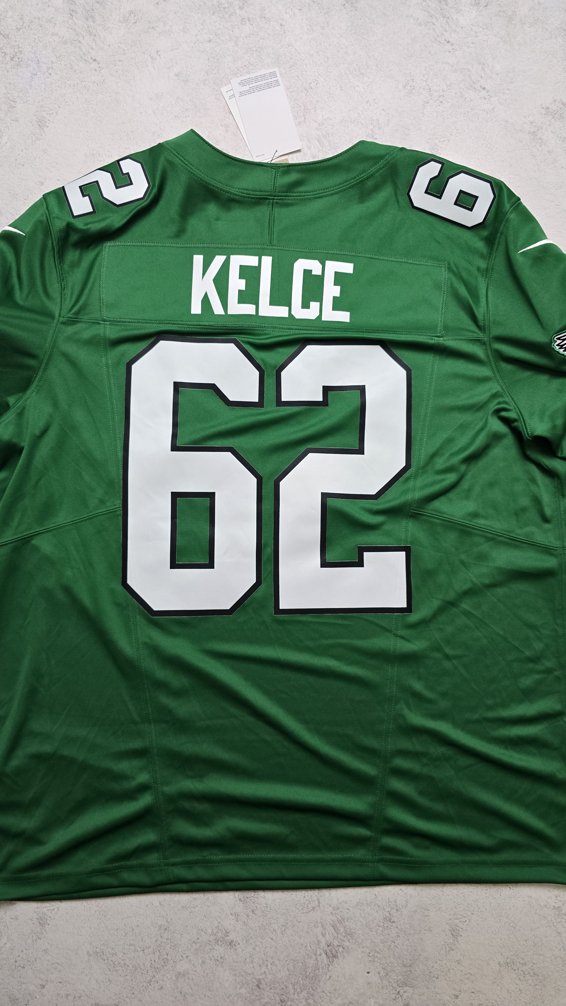 Nike Jason Kelce Philadelphia Eagles FUSE Limited Jersey Kelly Size US XL / EU 56 / 4 - 9 Thumbnail