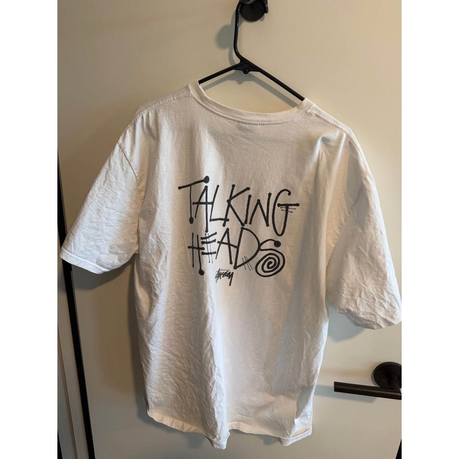 Stüssy Talking Heads Graphic T-Shirt White Size XL