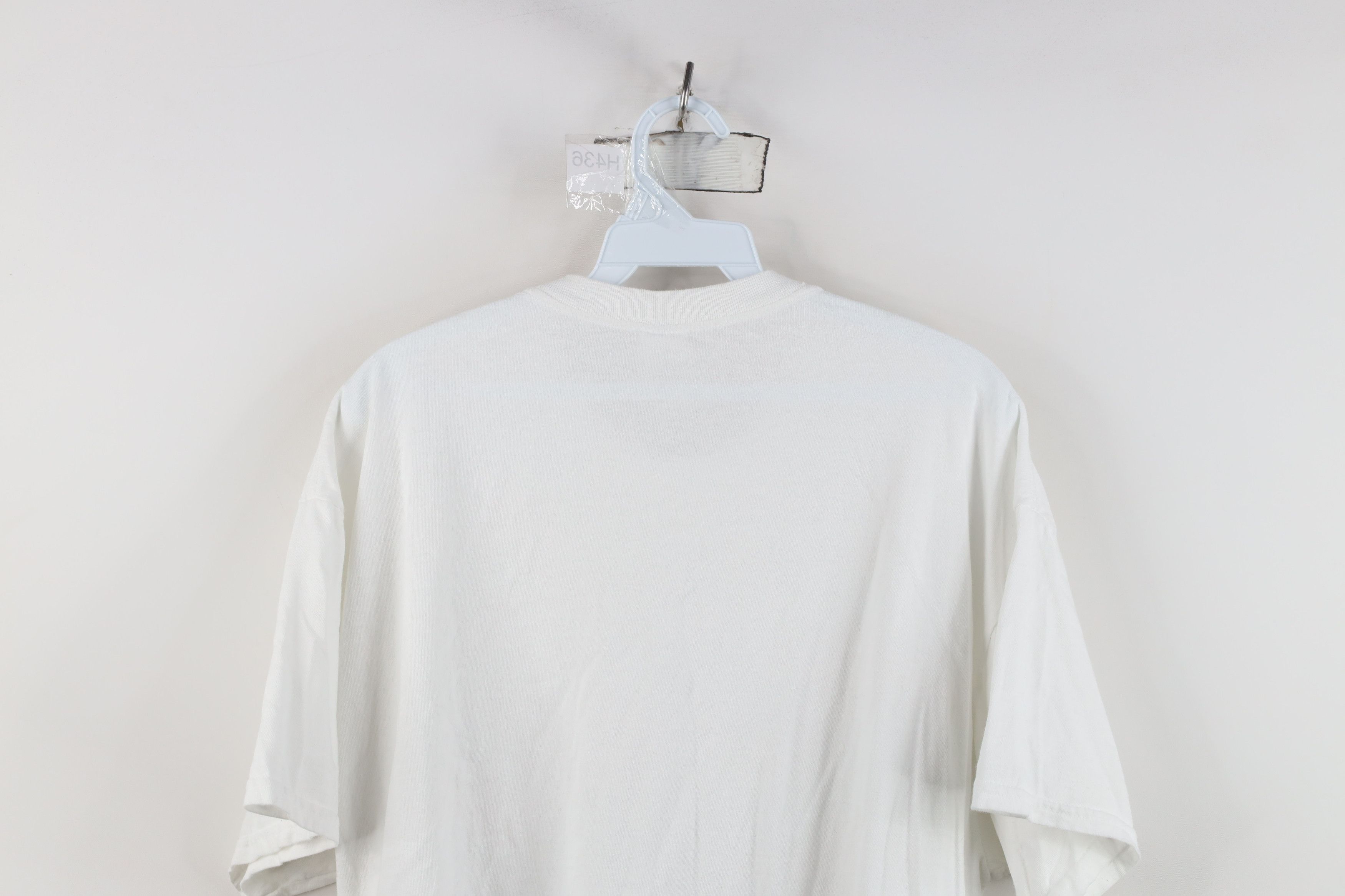 Vintage Vintage Y2K Streetwear Short Sleeve T-Shirt White Cotton Size US XL / EU 56 / 4 - 9 Thumbnail
