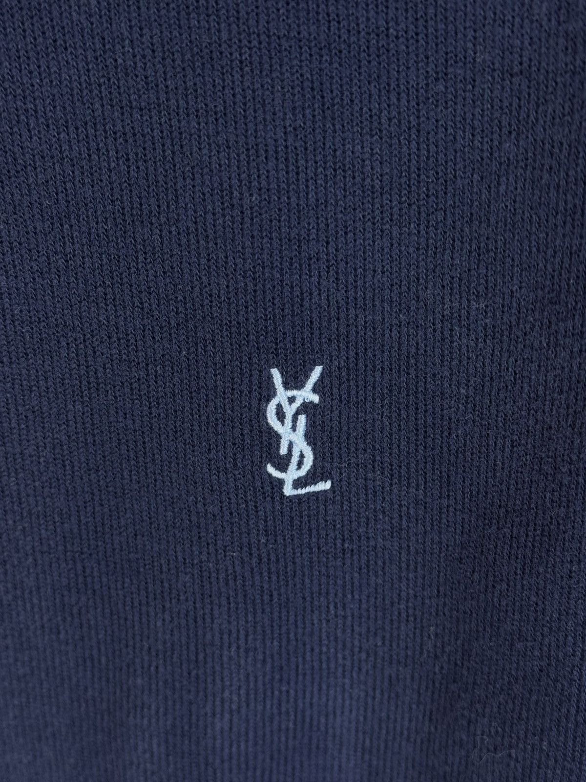 Yves Saint Laurent Navy YSL Hoodie Zip YSL Sweatshirt YSL Sweater Size US M / EU 48-50 / 2 - 4 Thumbnail