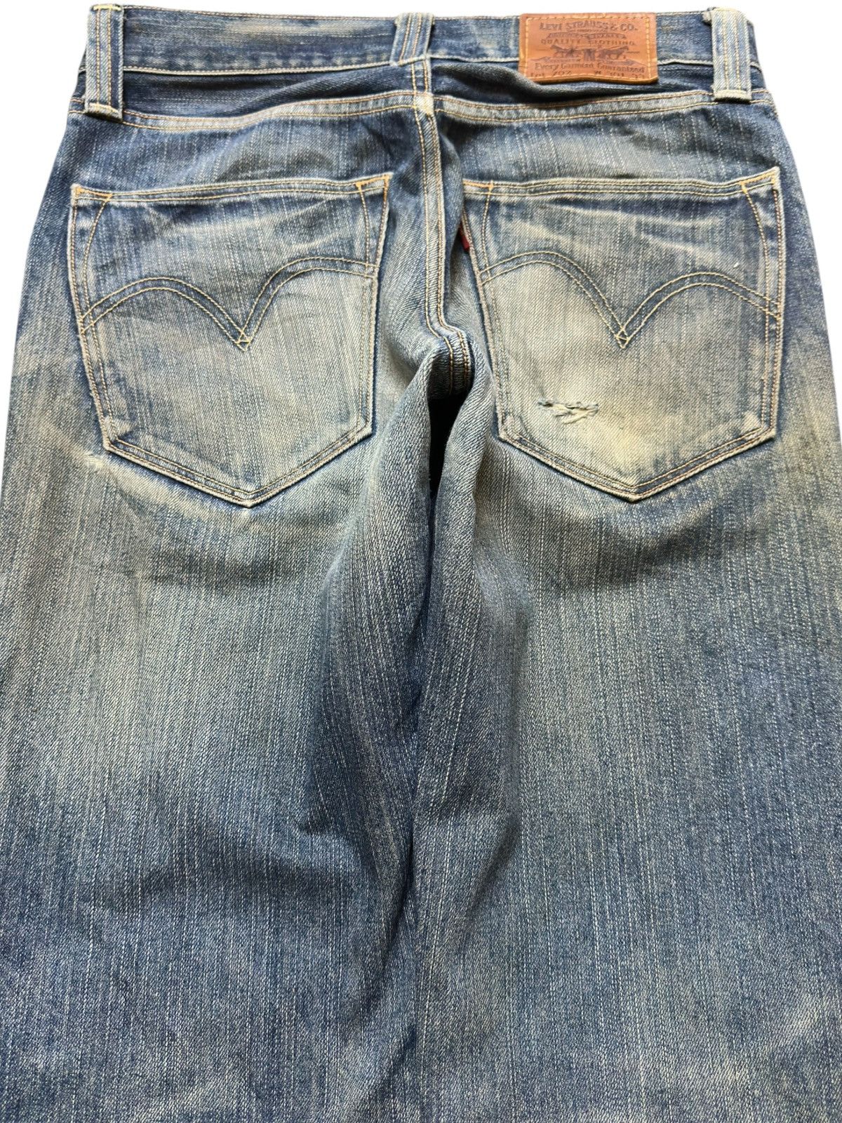 Levi's Vintage Clothing Vintage Levi’s 702 Mudwash Faded Distressed Denim Size US 30 / EU 46 - 5 Thumbnail