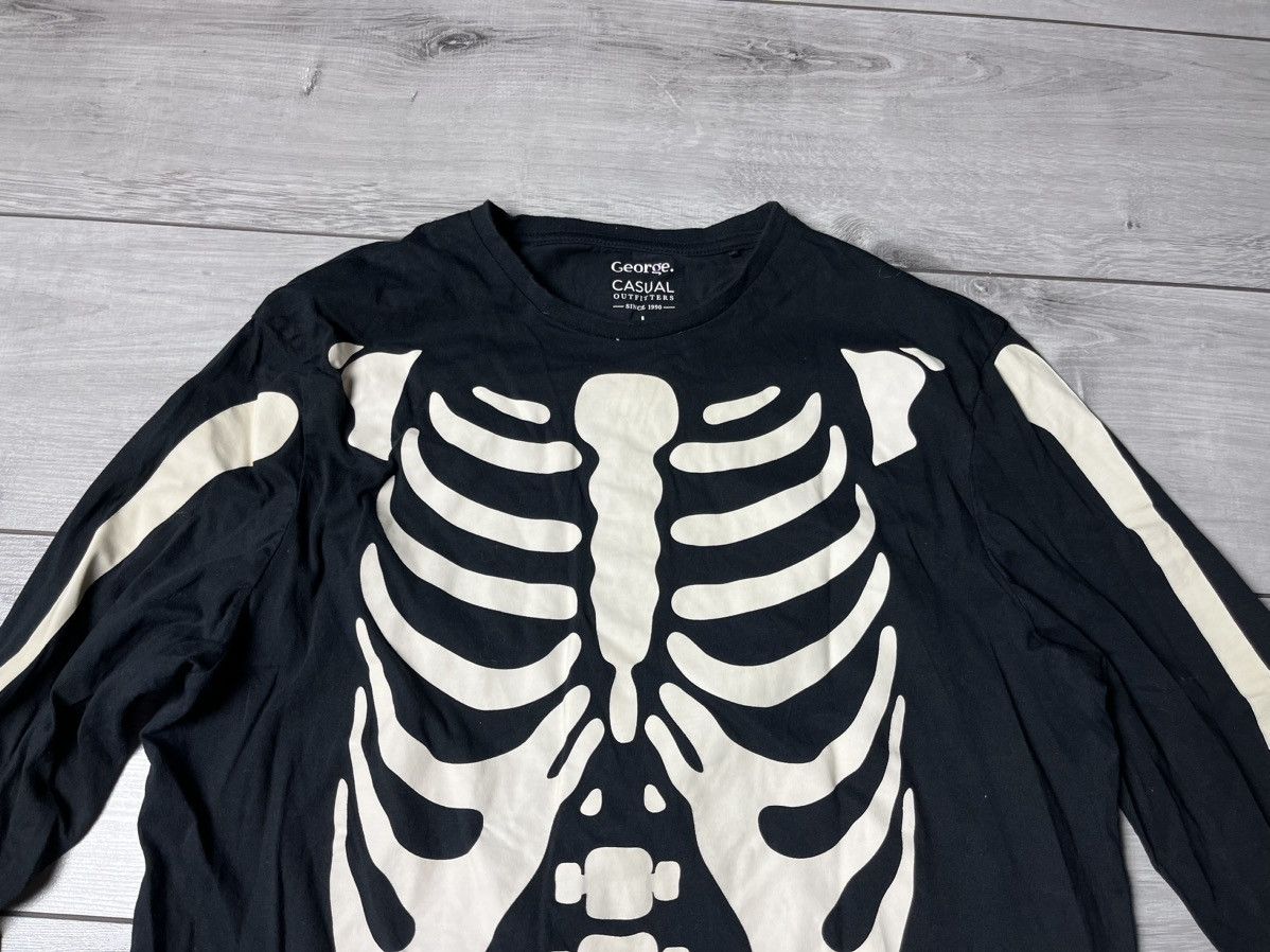 Japanese Brand Skeleton long sleeve skulls Japanese style size Large Size US L / EU 52-54 / 3 - 3 Thumbnail