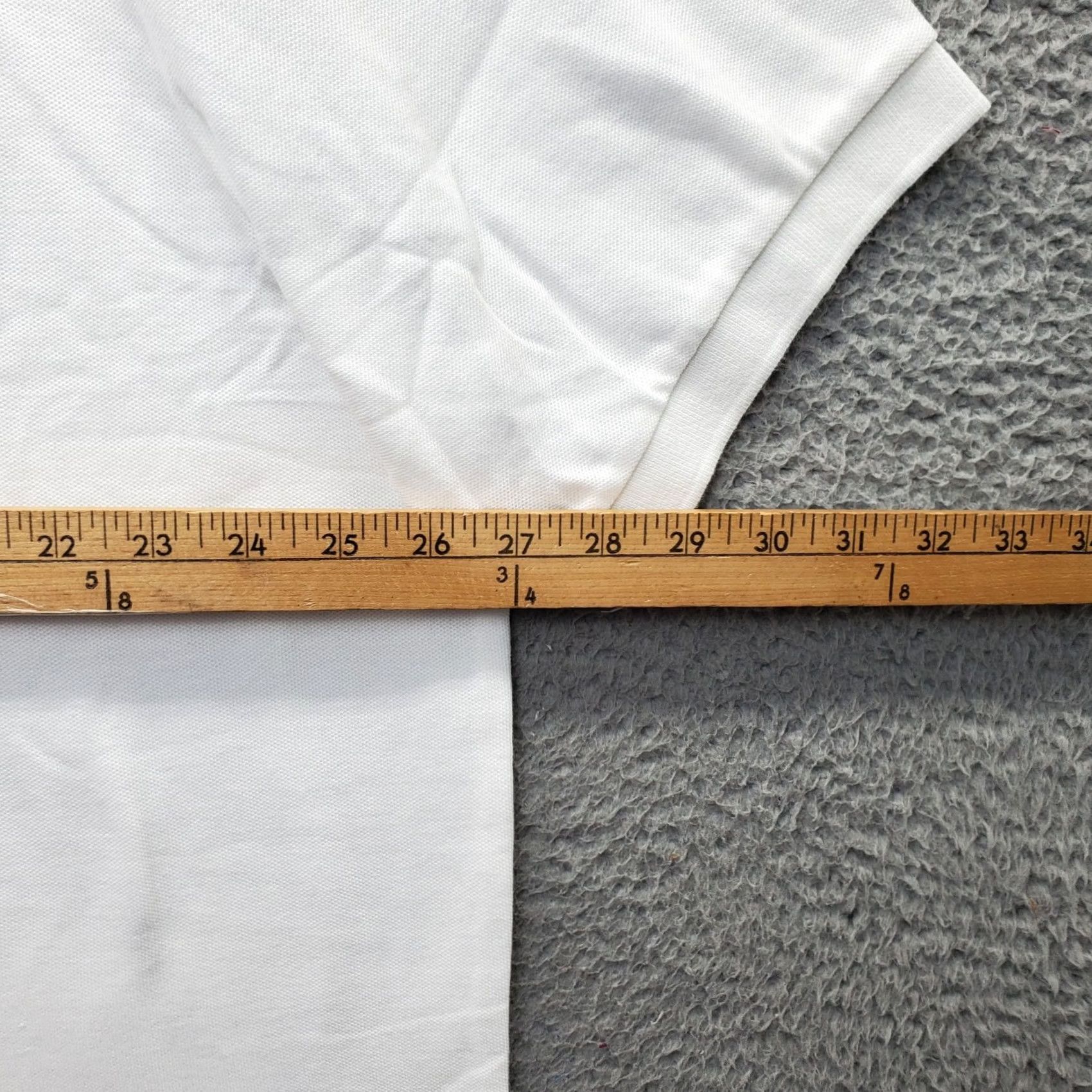 Chaps Chaps Polo Shirt Mens 2XB White Performance Short Sleeve High Low Slit Popover Size US XXL / EU 58 / 5 - 3 Thumbnail