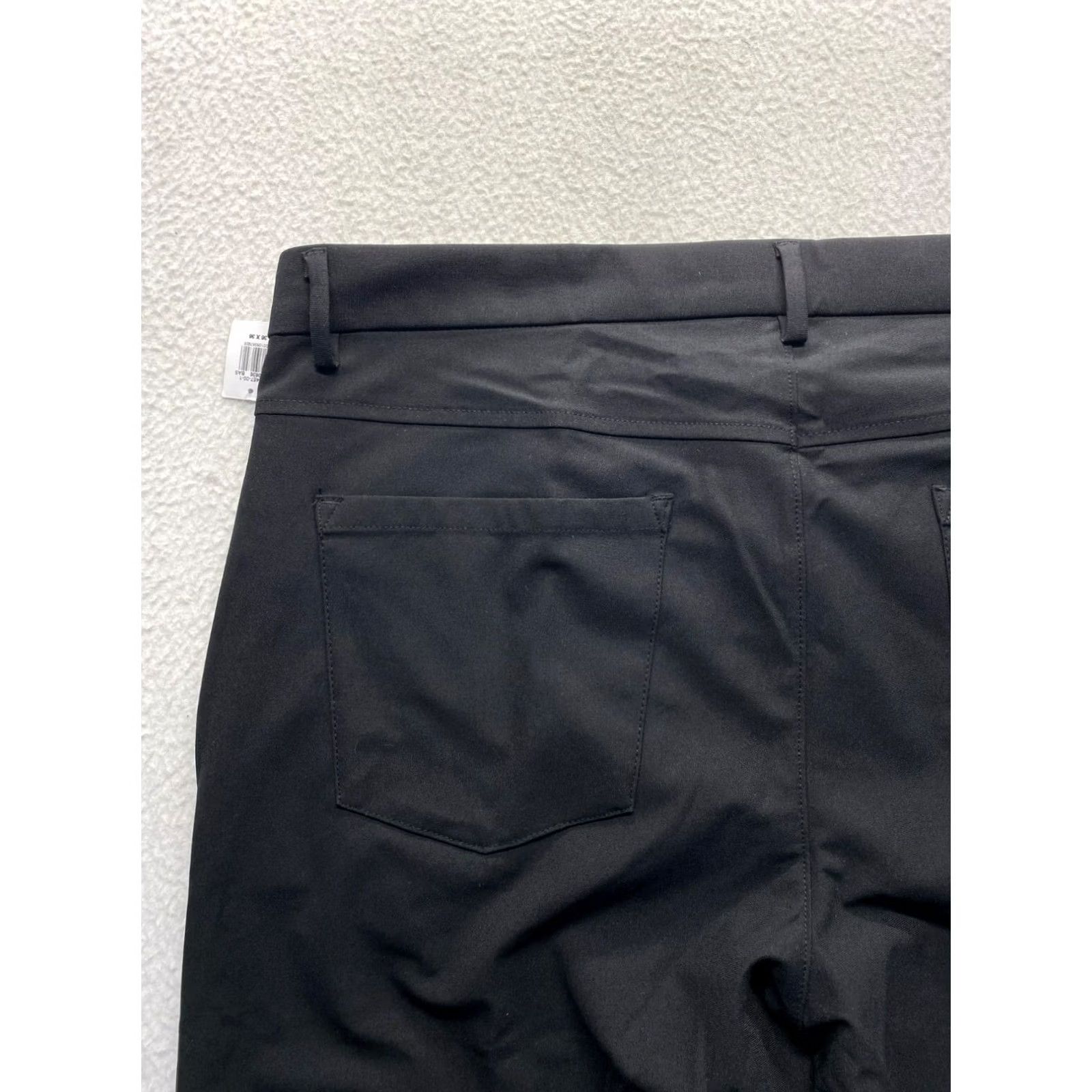 Old Navy VINTAGE Mens Old Navy Active Tech Hybrid Pants Black 4-Way Stretch Straight NWT 36X36 Mens Size US 36 / EU 52 - 3 Thumbnail