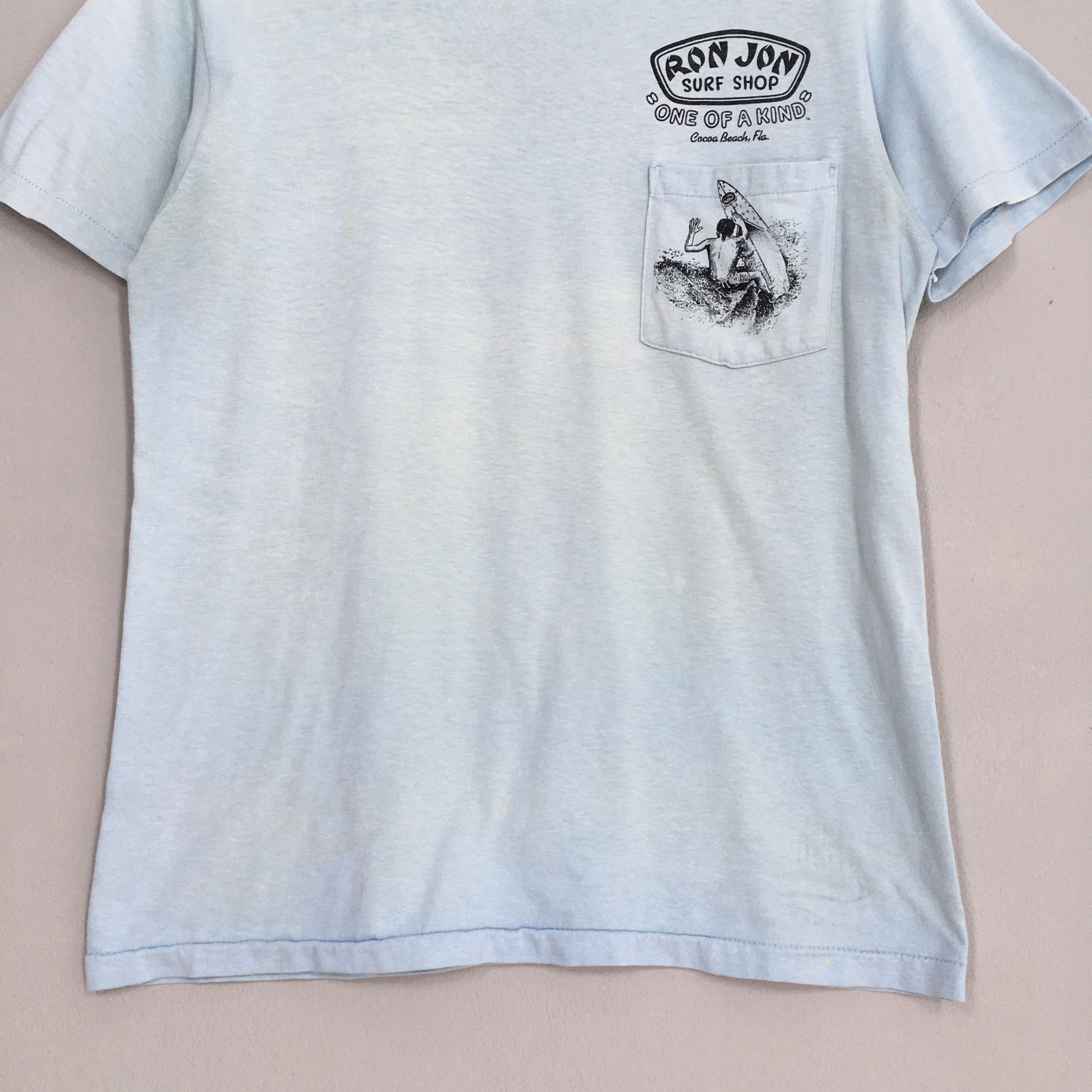Hanes × Ron Jon Surf Shop Vintage 1980s Ron Jon Surf Shop Surfing Tshirt Medium Size US M / EU 48-50 / 2 - 4 Thumbnail