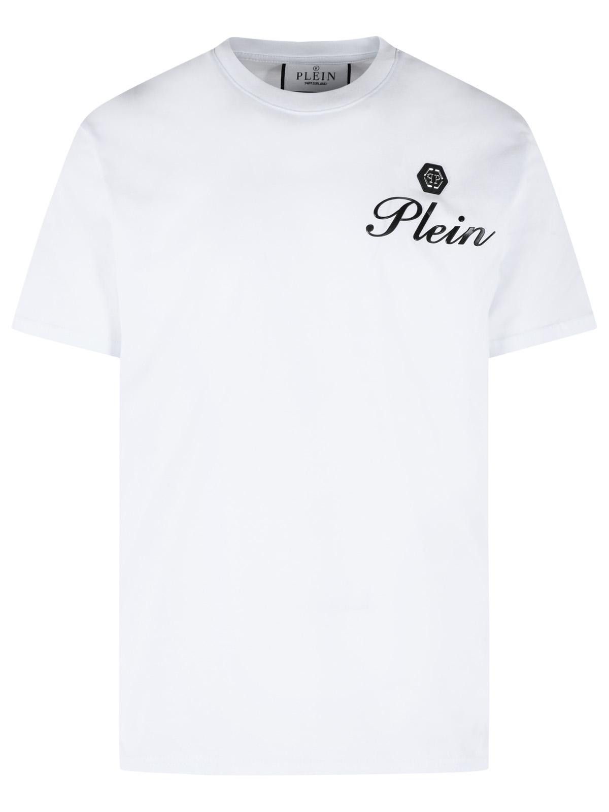 Philipp Plein PHILIPP PLEIN White Cotton T-Shirt Size US S / EU 44-46 / 1 - 1 Thumbnail