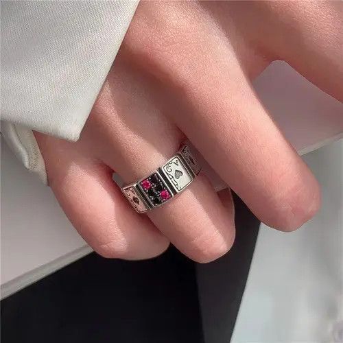 Misunderstood Open Cuff Finger Rings Luxury Vintage Size ONE SIZE - 8 Thumbnail