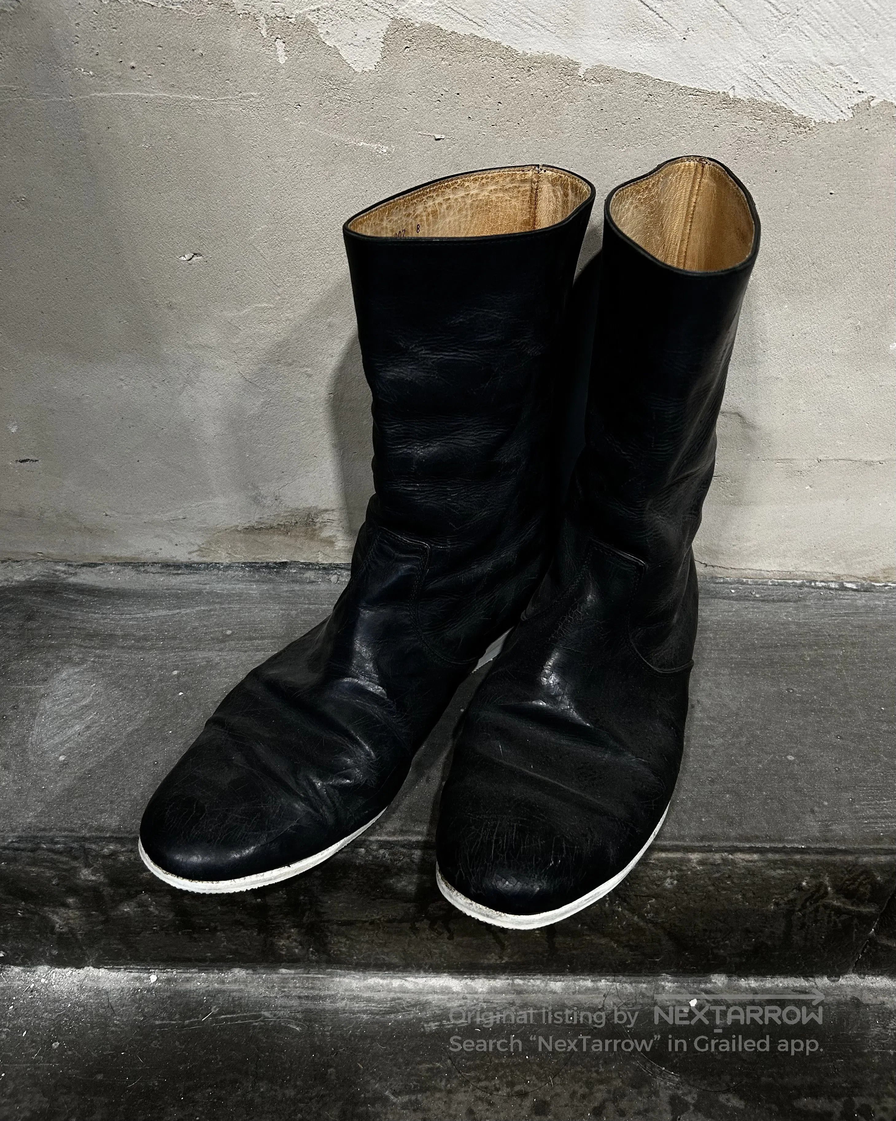 DEN IM by SIKI IM Number (N)ine 2002ss Modern Age Leather Boots. Size US 8 / EU 41 - 7 Thumbnail