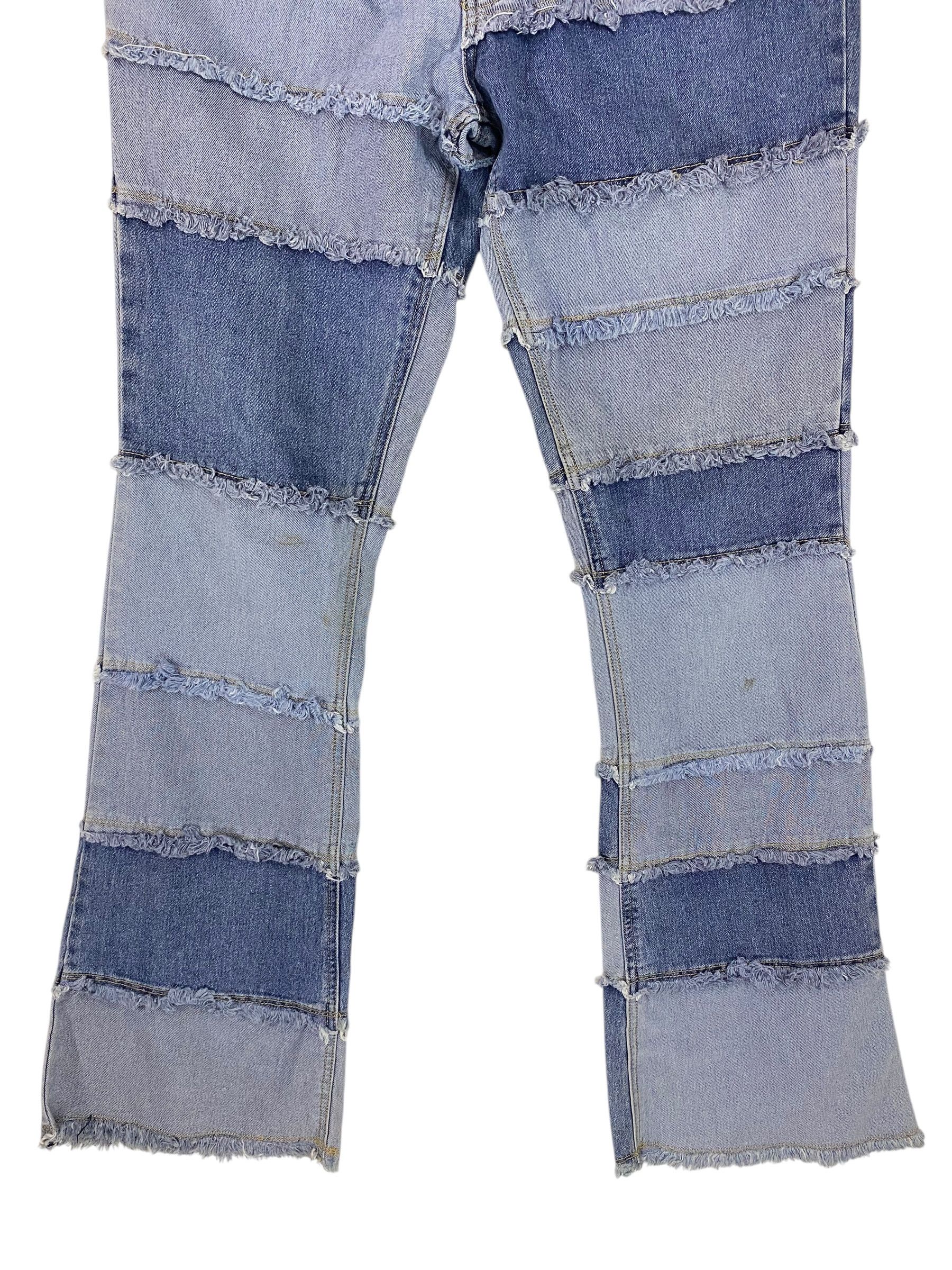 Hysteric Glamour 2000s Lazer patchwork hagi flare denim pant Size US 32 / EU 48 - 4 Thumbnail