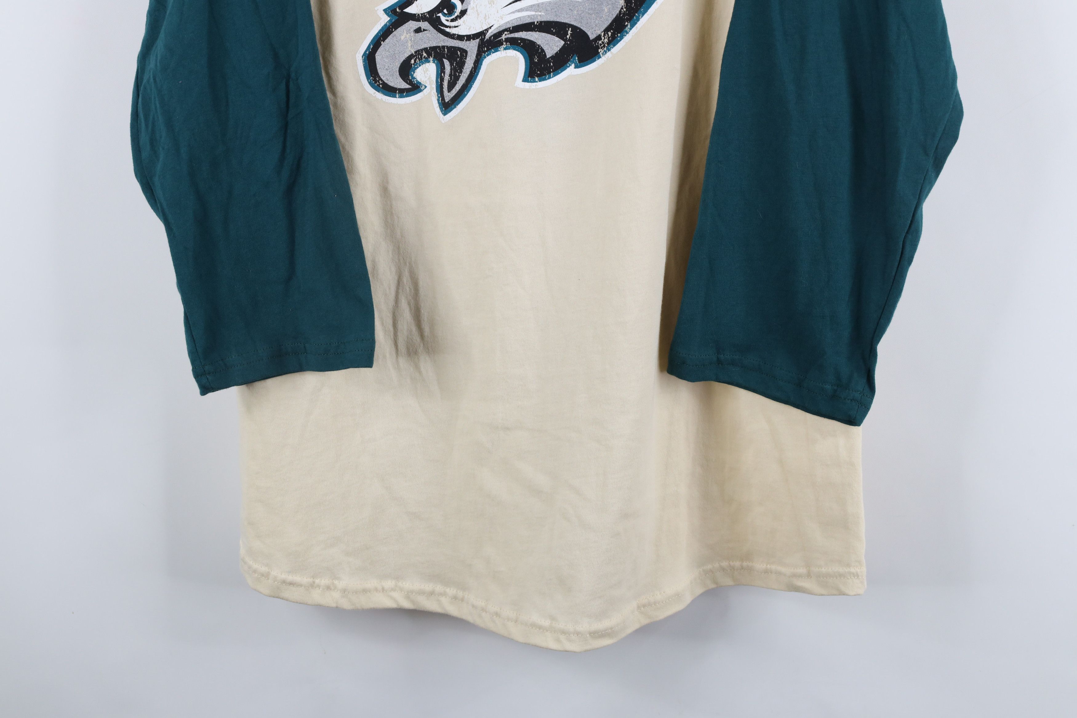 Majestic × Vintage Majestic Philadelphia Eagles Baseball Raglan T-Shirt Jersey Size US XXL / EU 58 / 5 - 3 Thumbnail