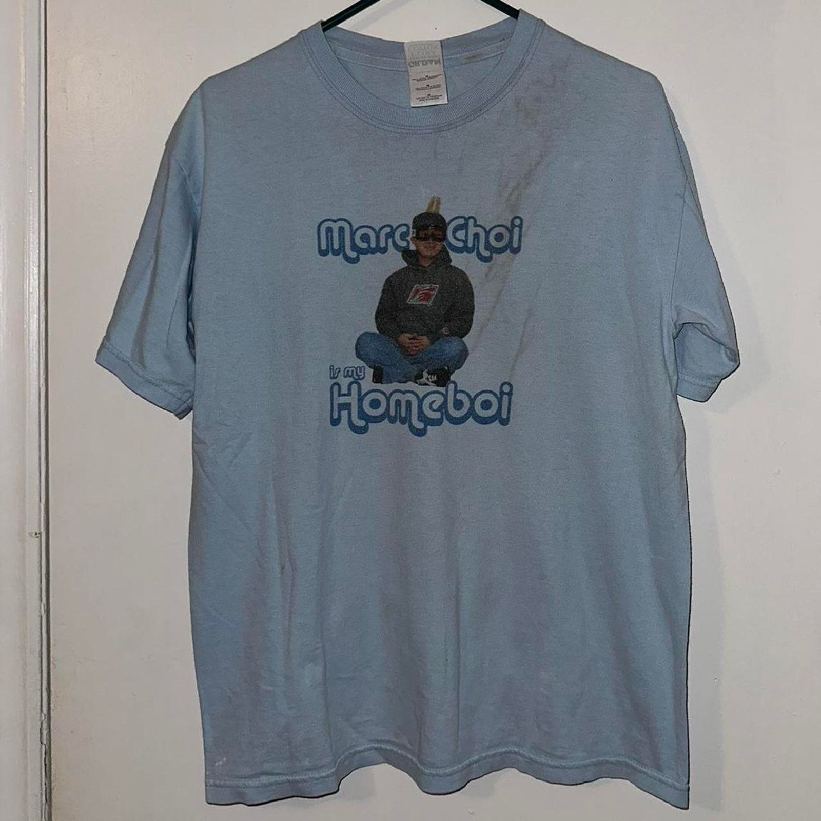 Gildan × Vintage Vintage Marc Choi Is My Homeboy Artist T Shirt size M Size US M / EU 48-50 / 2 - 1 Thumbnail