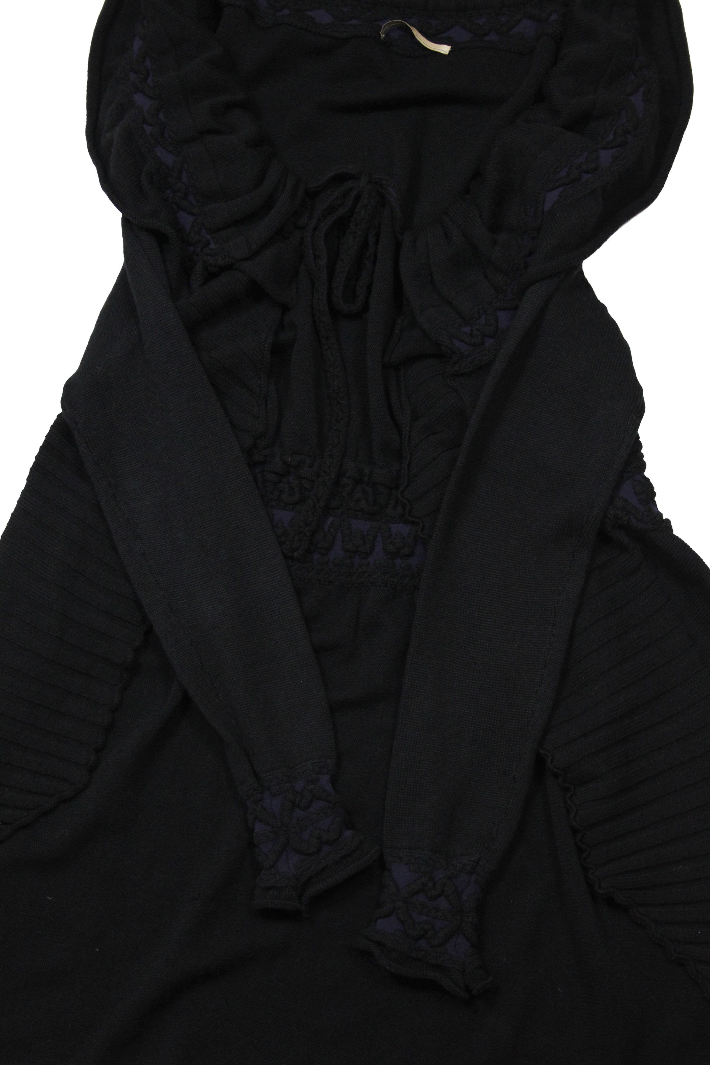 Marithe + Francois Girbaud 00S Cravatatakiller Y2K Avant Garde Cardigan Vintage Size M / US 6-8 / IT 42-44 - 7 Thumbnail