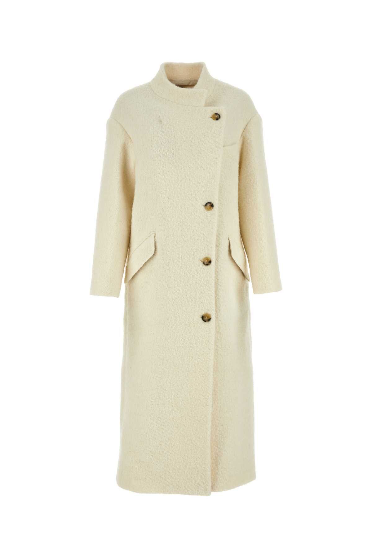 Isabel Marant Etoile Ivory Wool Sabine Coat | Grailed