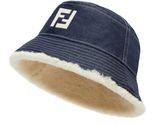 Fendi o1loc1c0824 Size: OS / Hat in Denim Size ONE SIZE - 1 Thumbnail