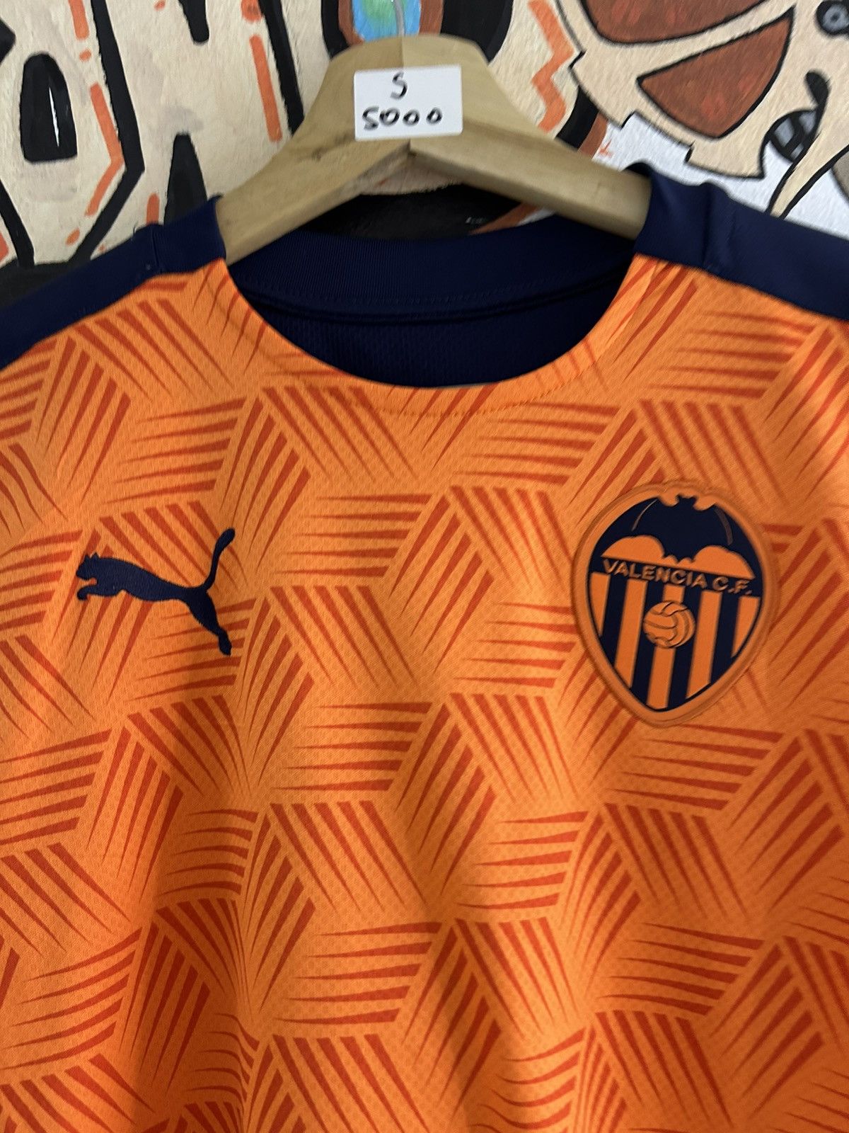 Vintage Valencia Wass 2020/21 Away Jersey Size US S / EU 44-46 / 1 - 3 Thumbnail