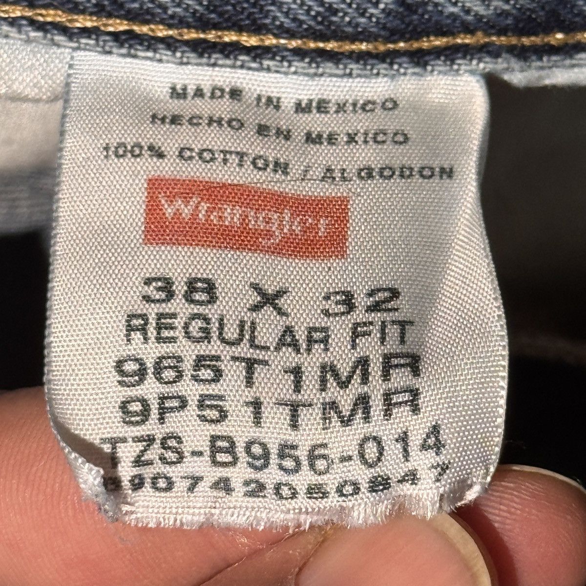 Wrangler Vintage Wrangler Premium Quality Mid Washed W38 L32 Size US 38 / EU 54 - 6 Thumbnail