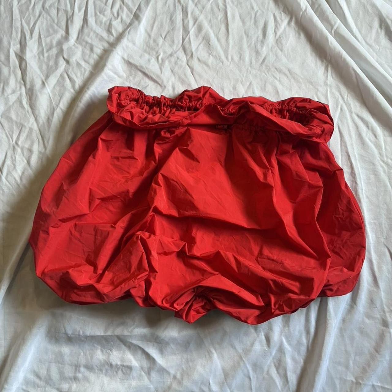 H&M H&M Drawstring Balloon Bubble Mini Skirt Size 30" / US 8 / IT 44 - 3 Thumbnail