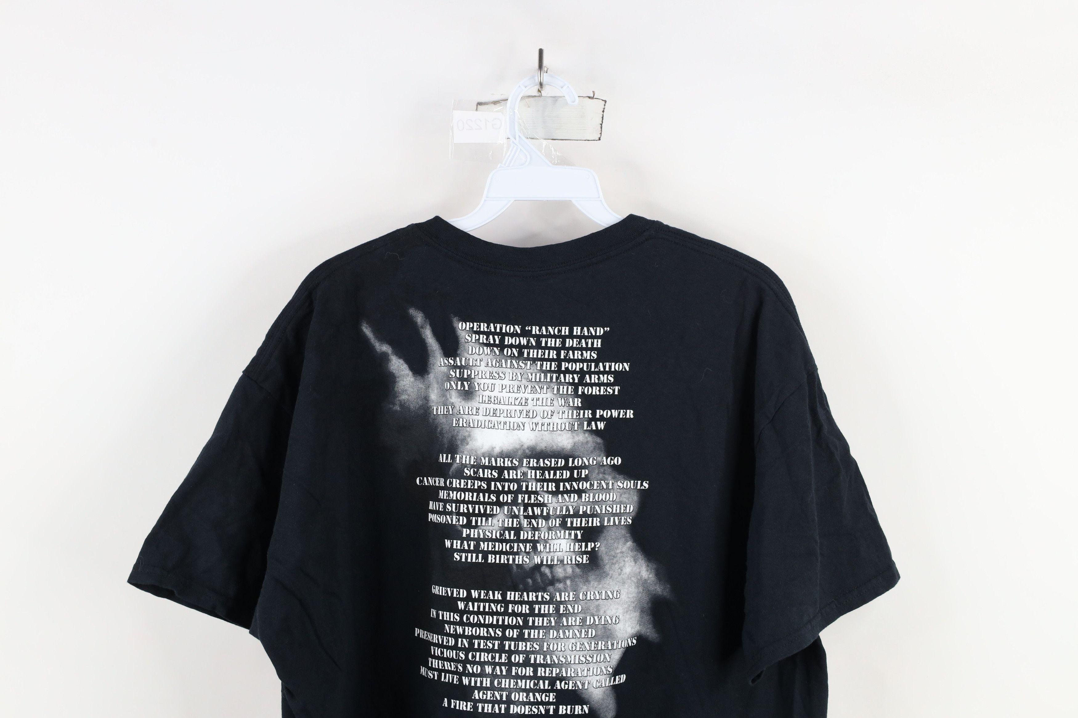 Vintage Retro Y2K Spell Agent Orange Sodom Band Short Sleeve T-Shirt Size US XL / EU 56 / 4 - 14 Thumbnail