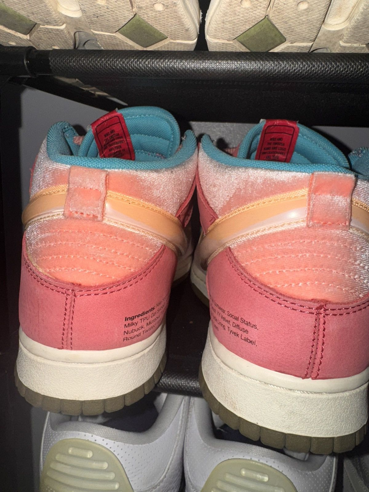 Nike × Social Status Social status dunk mid strawberry milk Size US 11 / EU 44 - 6 Thumbnail
