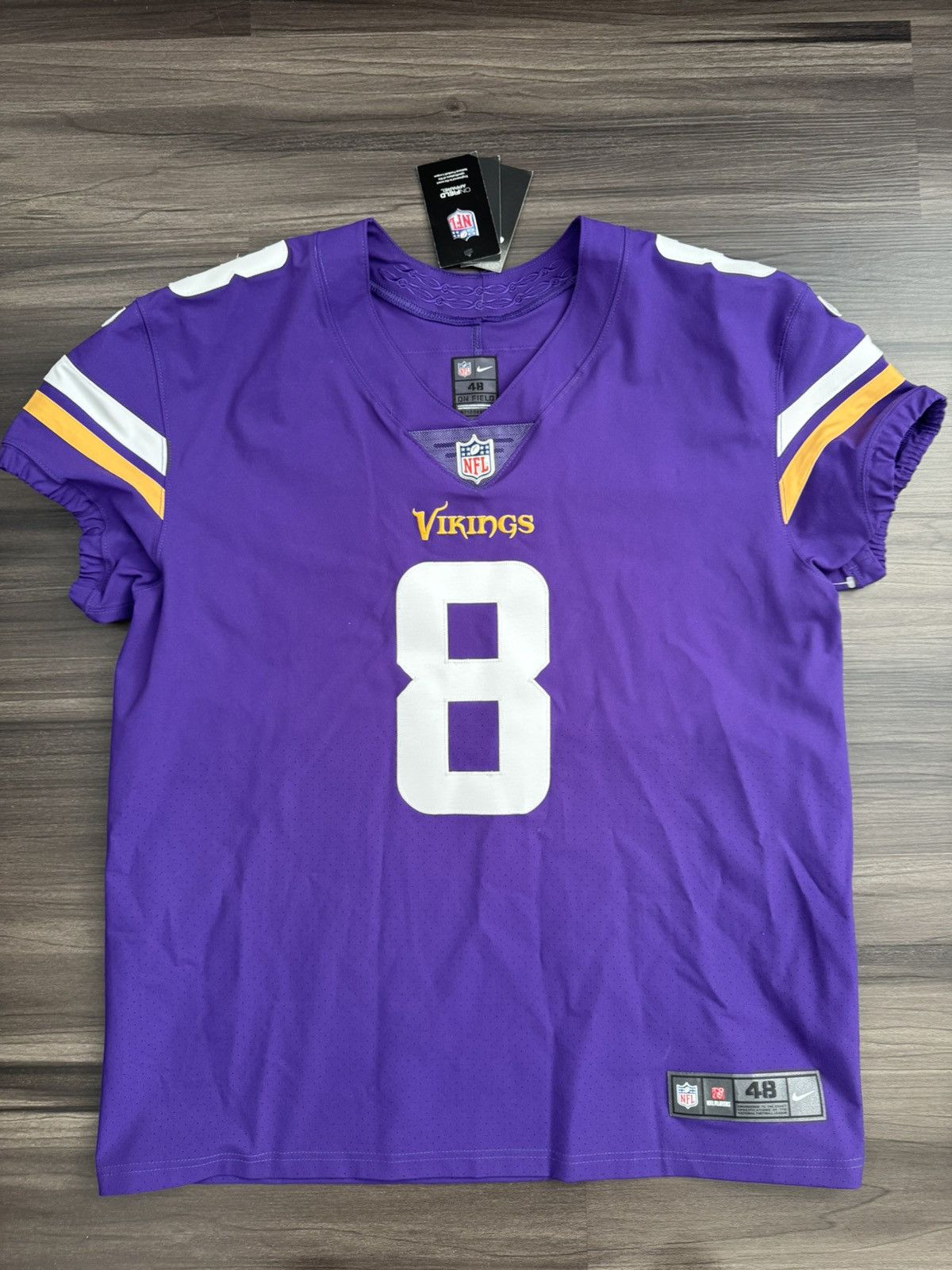 Nike Signed MN Vikings Kirk Cousins #8 NFL Elite Jersey *NO COA Size US XL / EU 56 / 4 - 4 Thumbnail