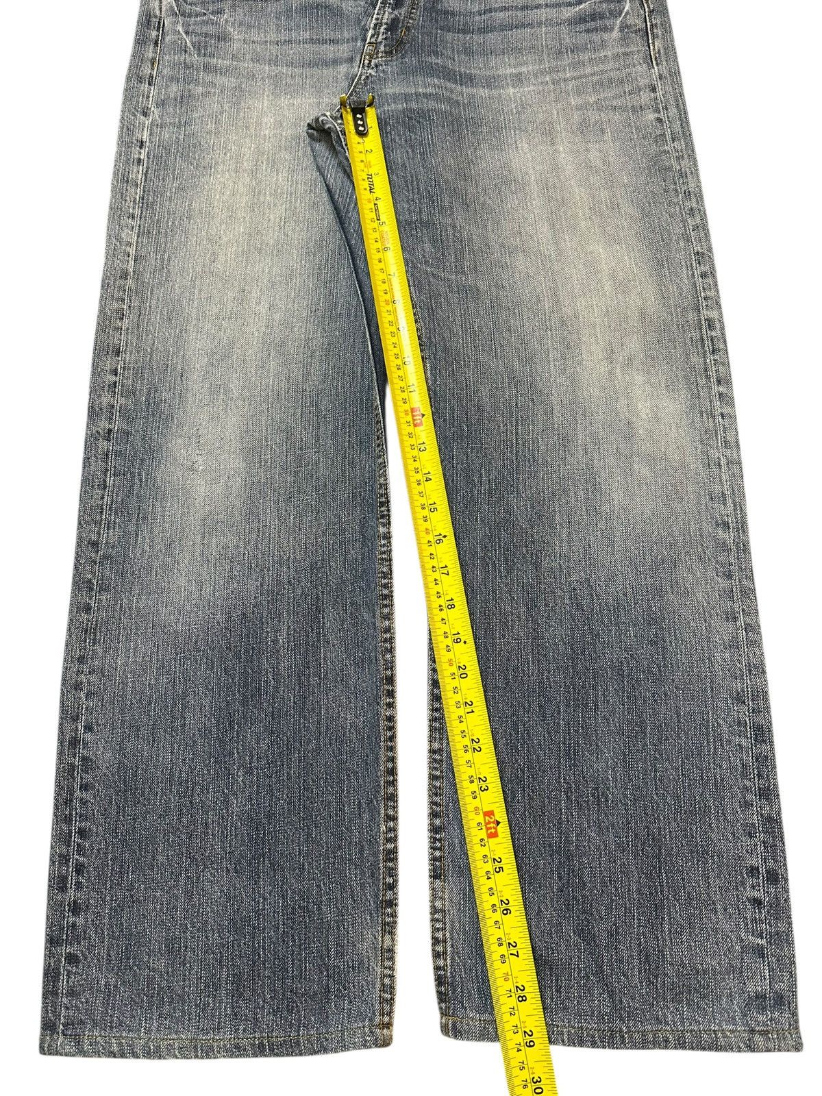 Kamakura Vintage Japanese Brand Sukajan Fish Koi Embroidered Jeans Size US 36 / EU 52 - 13 Thumbnail