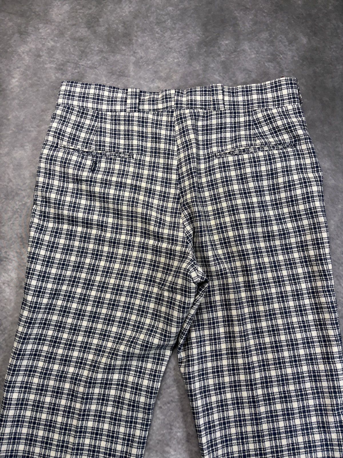 Sears × Vintage 1960s Plaid Trousers Vintage Don Parker Polyester Pants 70s Size US 34 / EU 50 - 8 Thumbnail