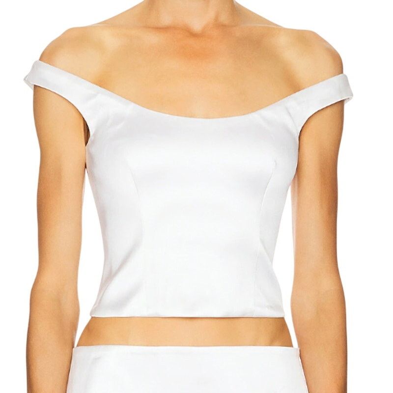 Camila Coelho Camila Coelho Elora Top in Ivory, Size S Size S / US 4 / IT 40 - 1 Thumbnail