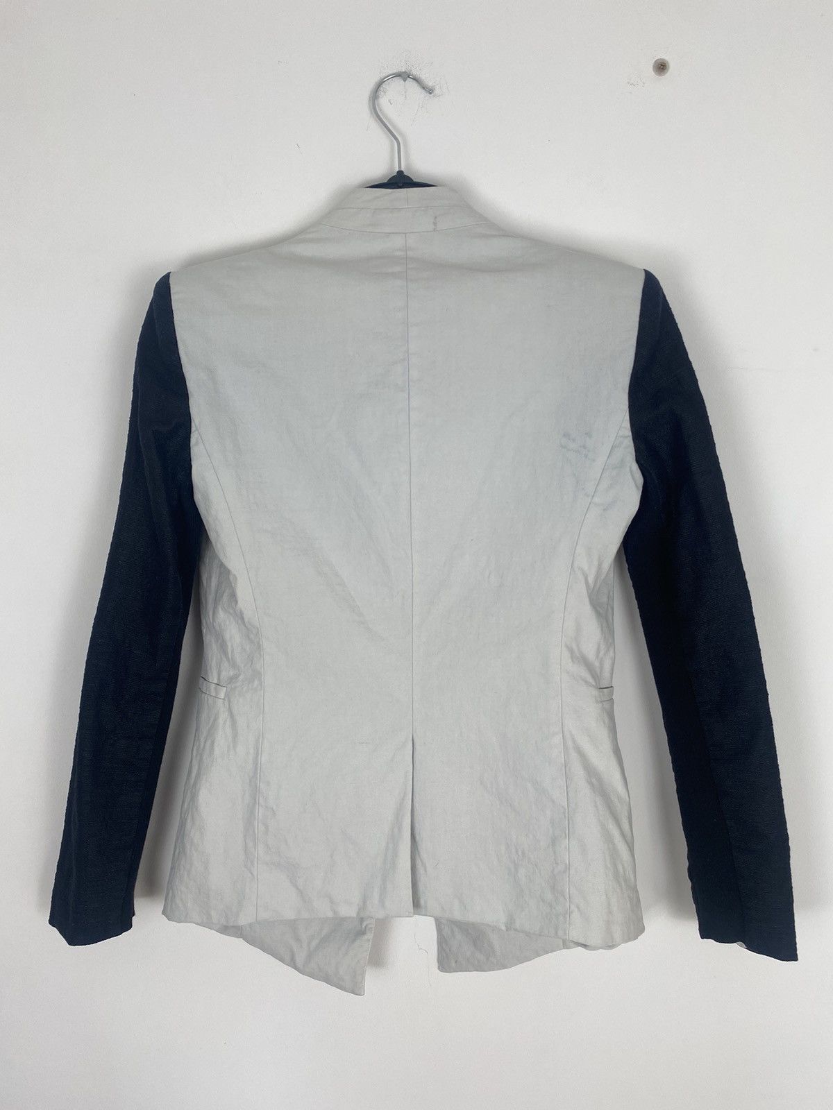 Helmut Lang HELMUT LANG Linen Blend Blazer Black 2 Size XS / US 0-2 / IT 36-38 - 20 Thumbnail