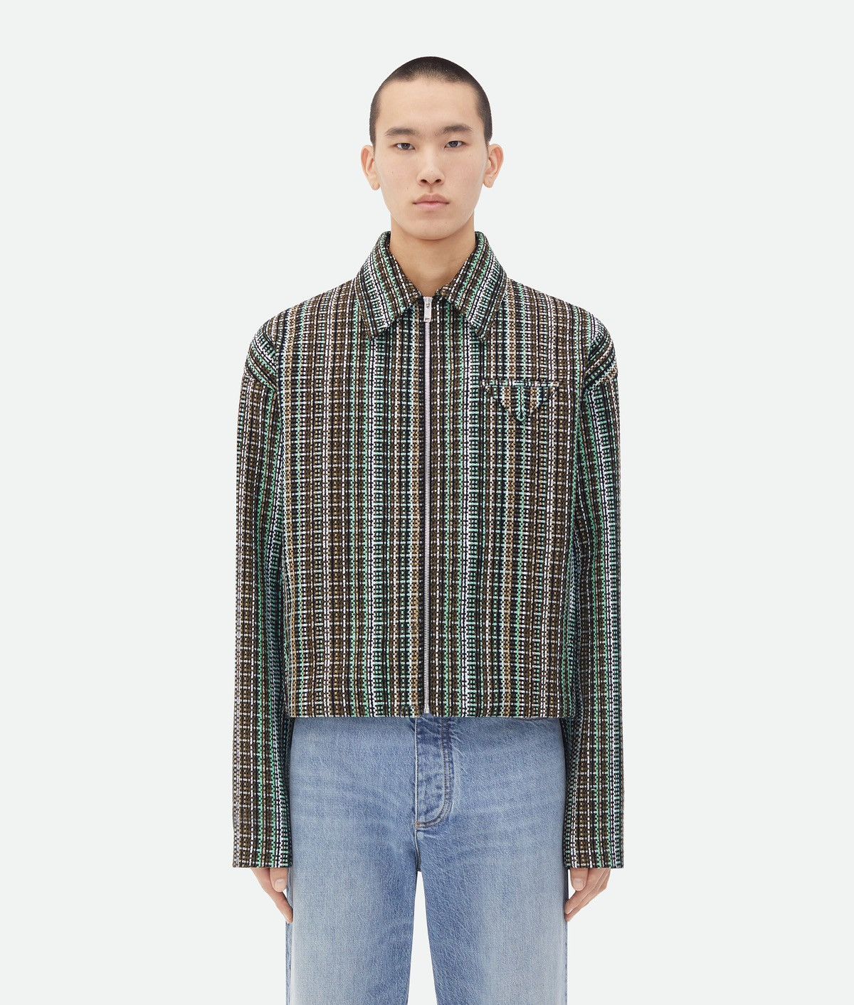 Bottega Veneta Bottega Veneta Multicolor Check Jacket Size US M / EU 48-50 / 2 - 4 Thumbnail