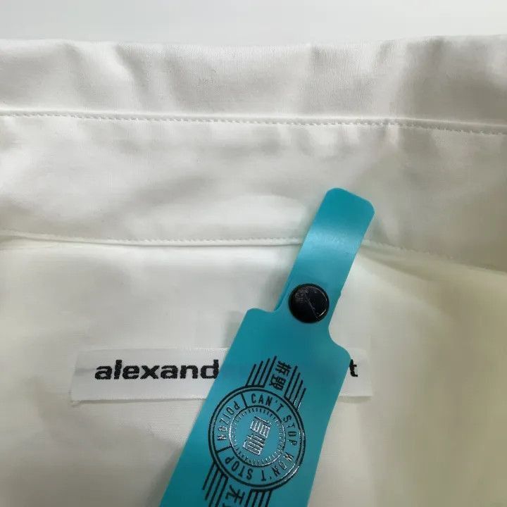 Alexander Wang Alexander Wang SS23 Long Sleeve Cropped Shirt - Size L / US 10 / IT 46 - 3 Thumbnail