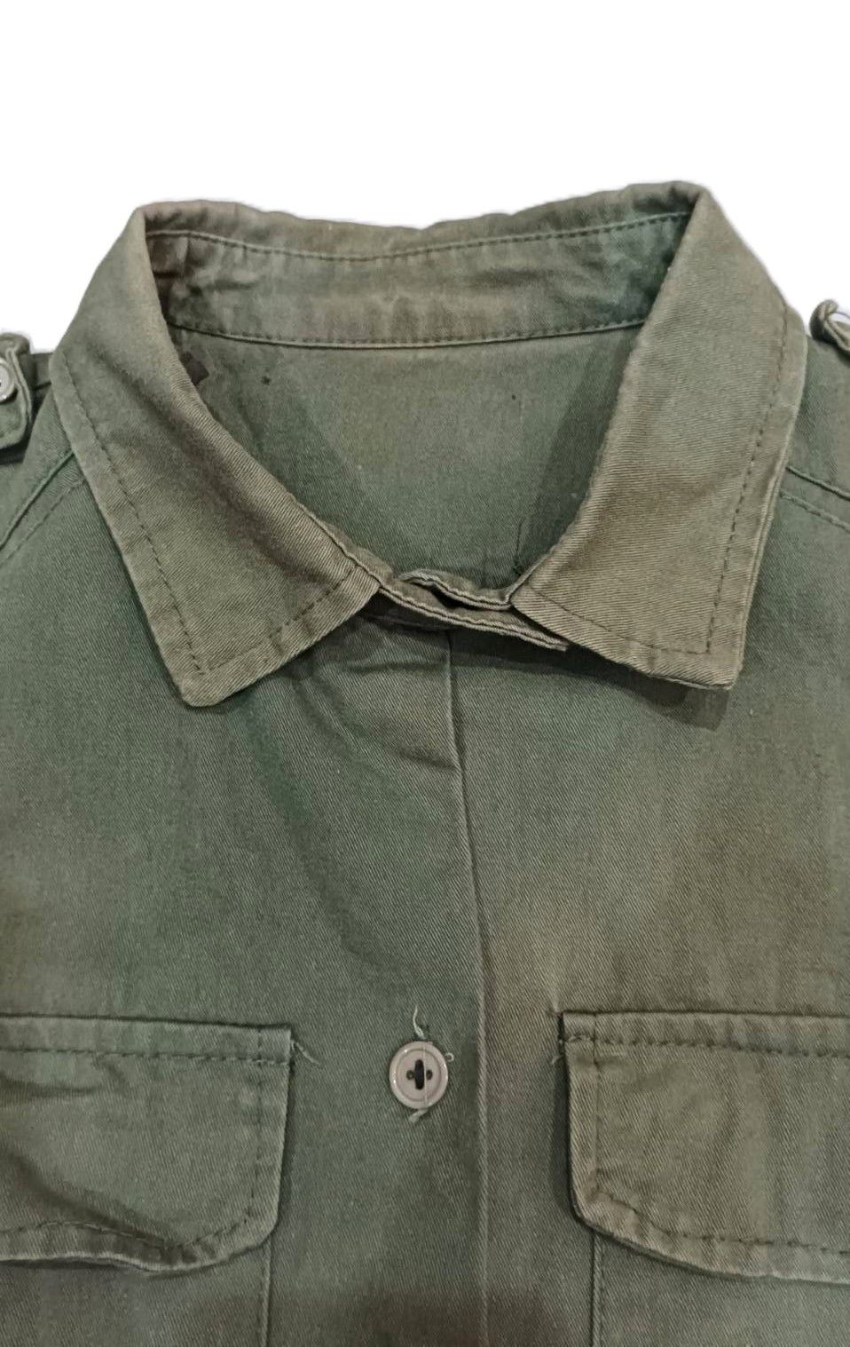 Other French Jacket : Green VINTAGE Workwear Military Men Size US L / EU 52-54 / 3 - 2 Thumbnail