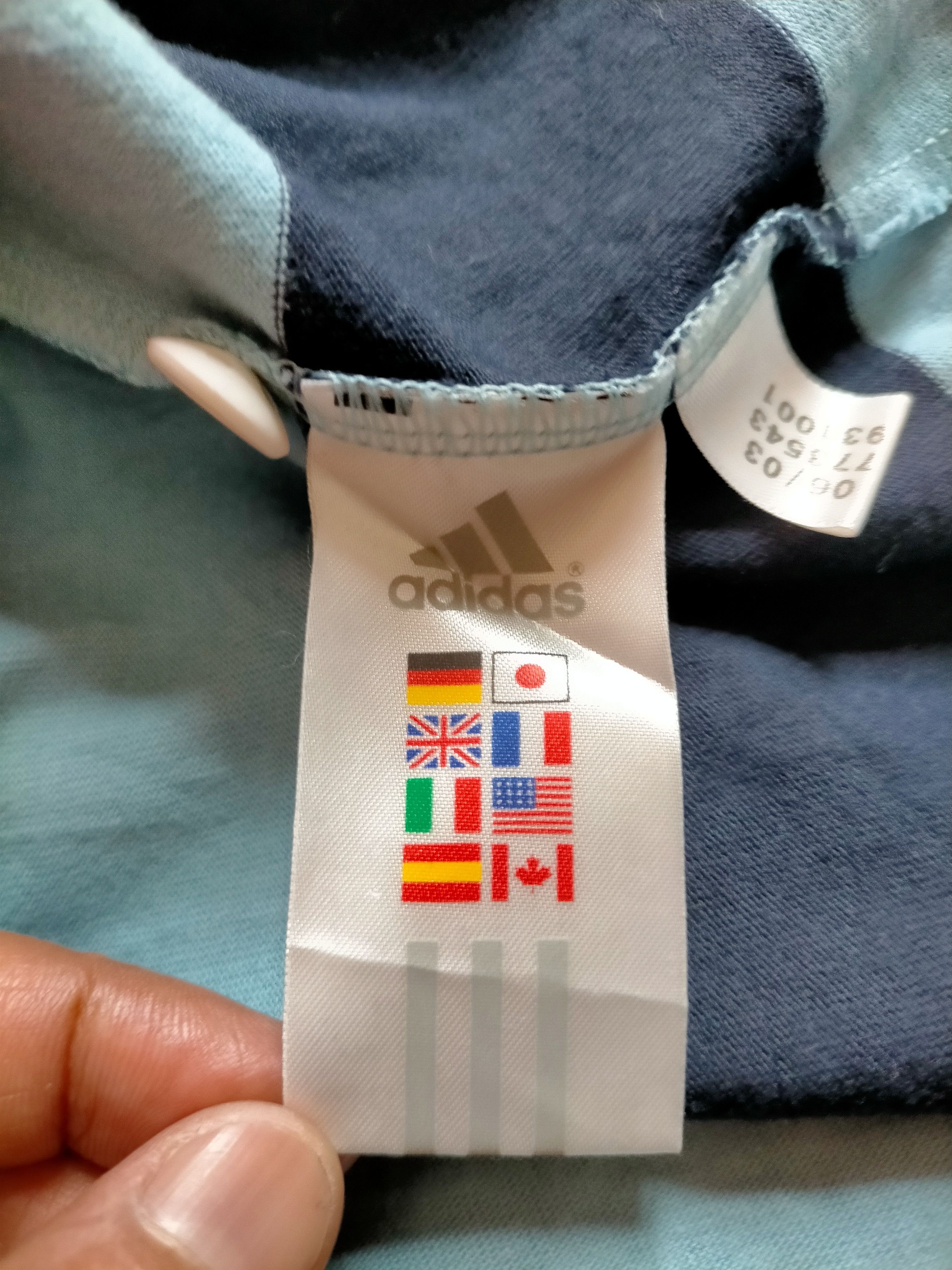 Adidas Vintage Adidas Polo Rugby Stripe Shirt Size US S / EU 44-46 / 1 - 13 Thumbnail