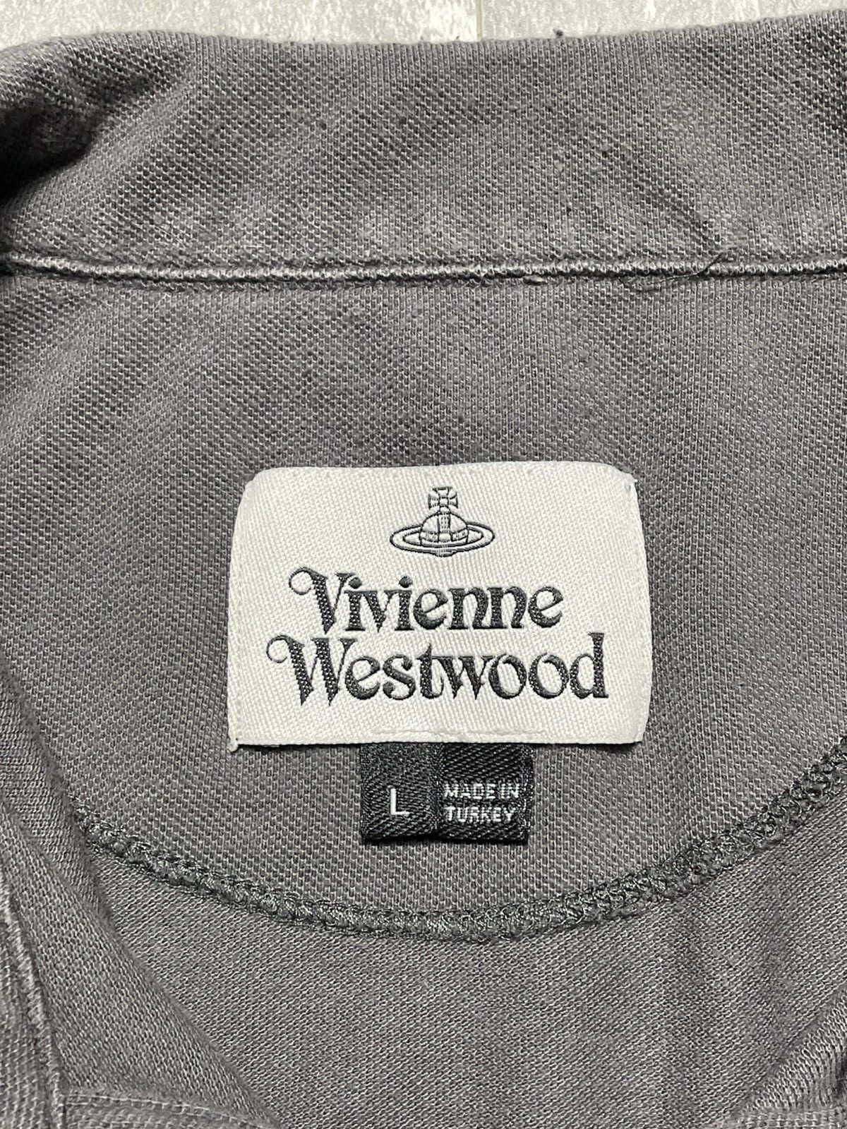 Vivienne Westwood Vivienne Westwood polo long sleeve shirt orb logo basic Size US L / EU 52-54 / 3 - 6 Thumbnail