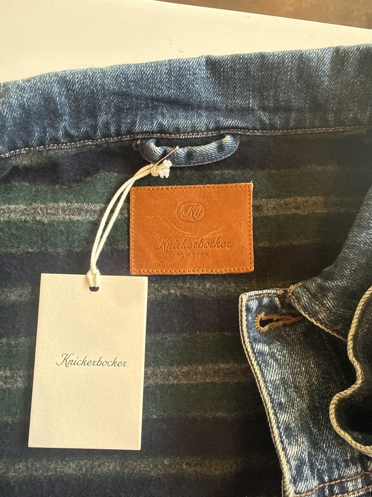 Knickerbocker Mfg Co WAYFARER WOOL BLANKET LINED DENIM TRUCKER Size US M / EU 48-50 / 2 - 1 Thumbnail
