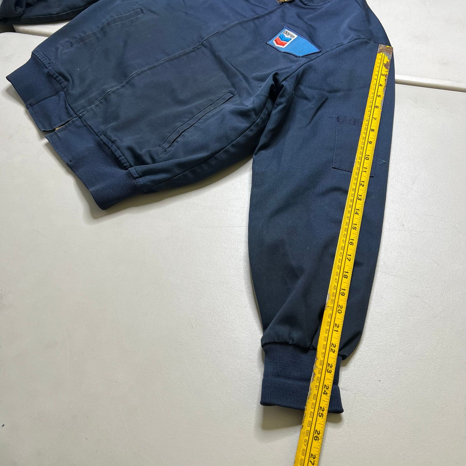 Cintas Vintage 1980s Cintas Chevron Work Jacket Quilted Lined M Size US M / EU 48-50 / 2 - 8 Thumbnail