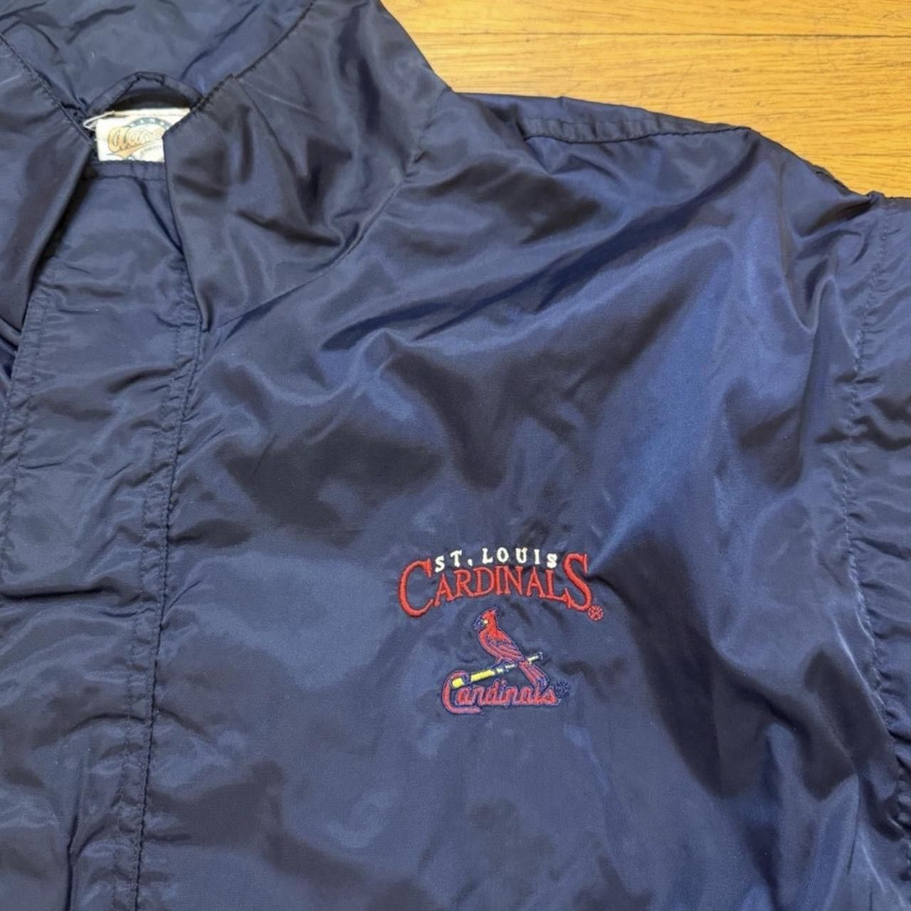 Other Vintage Y2K St. Louis Cardinals Anorak Windbreaker Jacket Size US XL / EU 56 / 4 - 2 Thumbnail