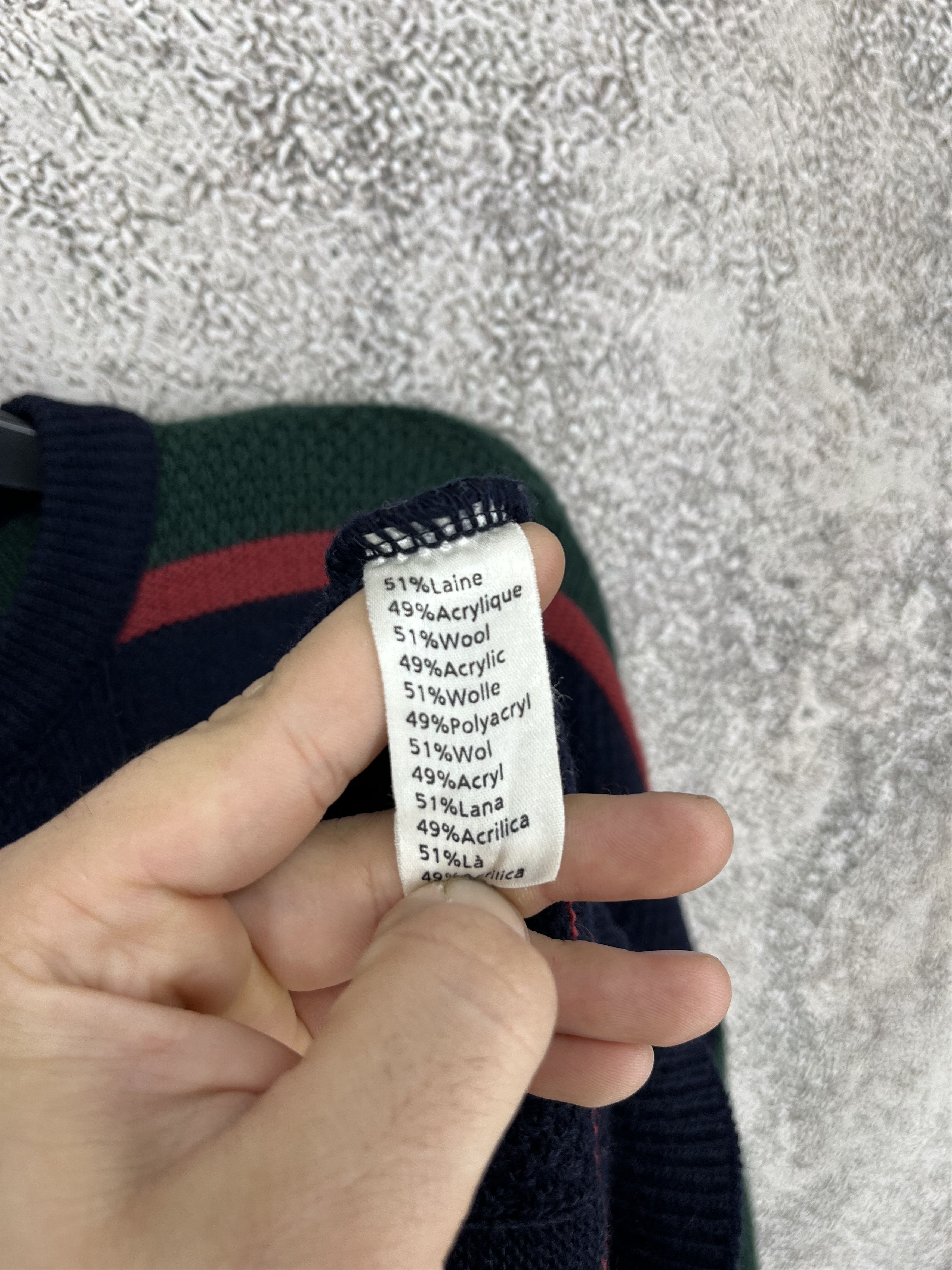Lacoste Vintage 90S Chemise Lacoste Knitted Sweatshirt Size US M / EU 48-50 / 2 - 8 Thumbnail