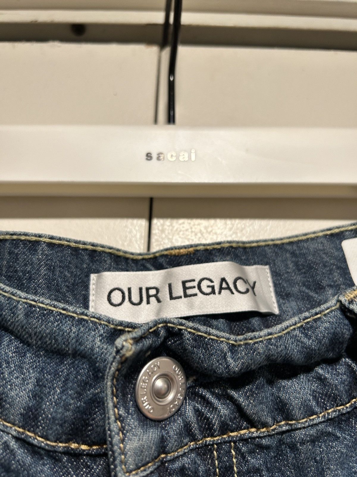 Our Legacy Our Legacy VAST CUT Vintage Rubber Repair Denim