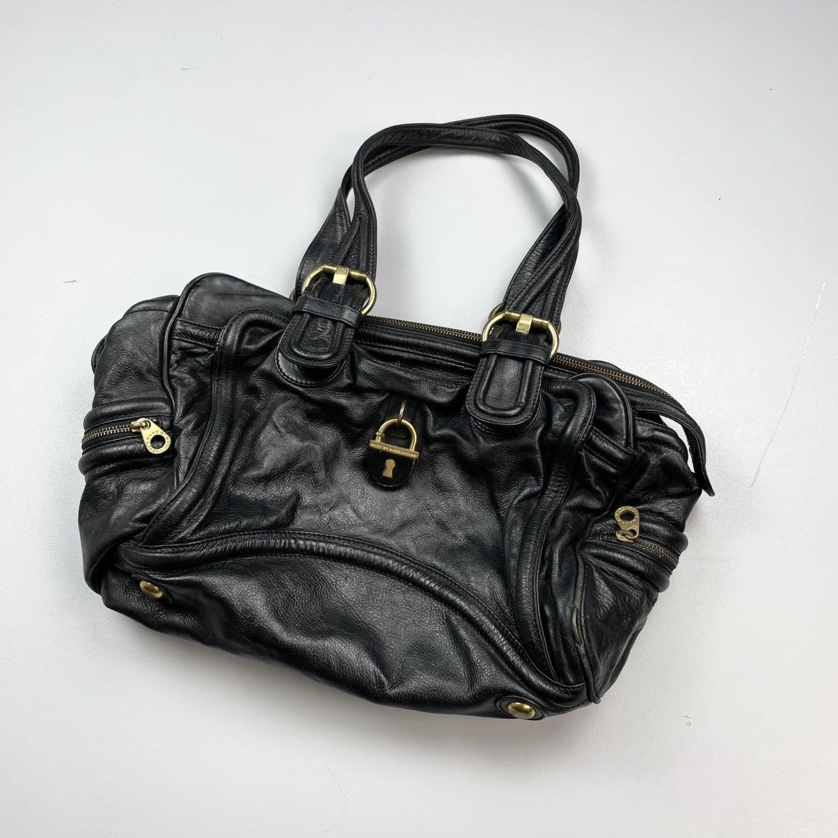 Marc Jacobs Vintage Avantgarde Marc Jacobs Leather Handbag Y2k Size ONE SIZE - 2 Thumbnail