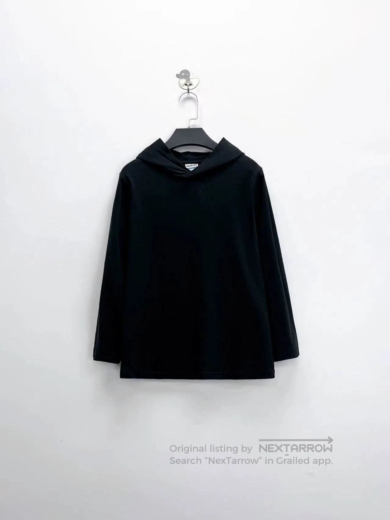 Balenciaga balenciaga black logo hoodie L size. Size US L / EU 52-54 / 3 - 1 Thumbnail