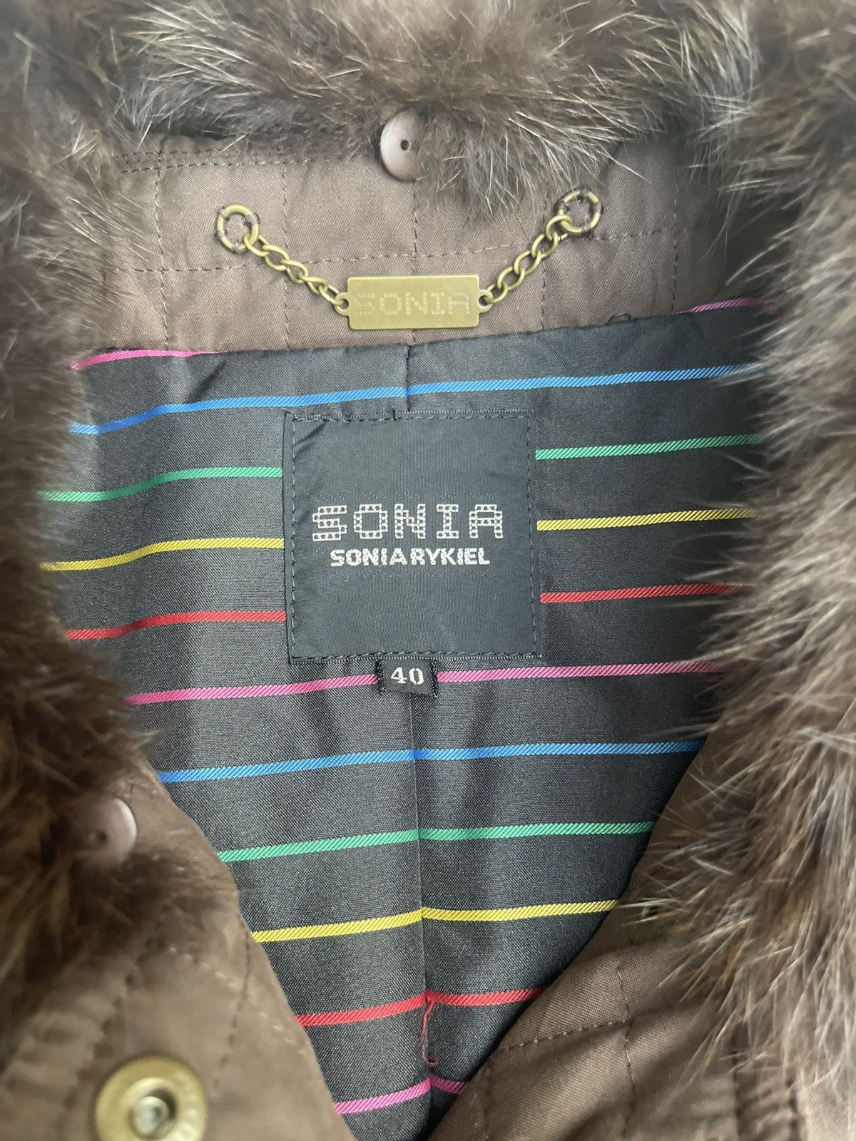 Sonia Rykiel Sonia Rukiel Fur Snap Button Jacket Size M / US 6-8 / IT 42-44 - 4 Thumbnail